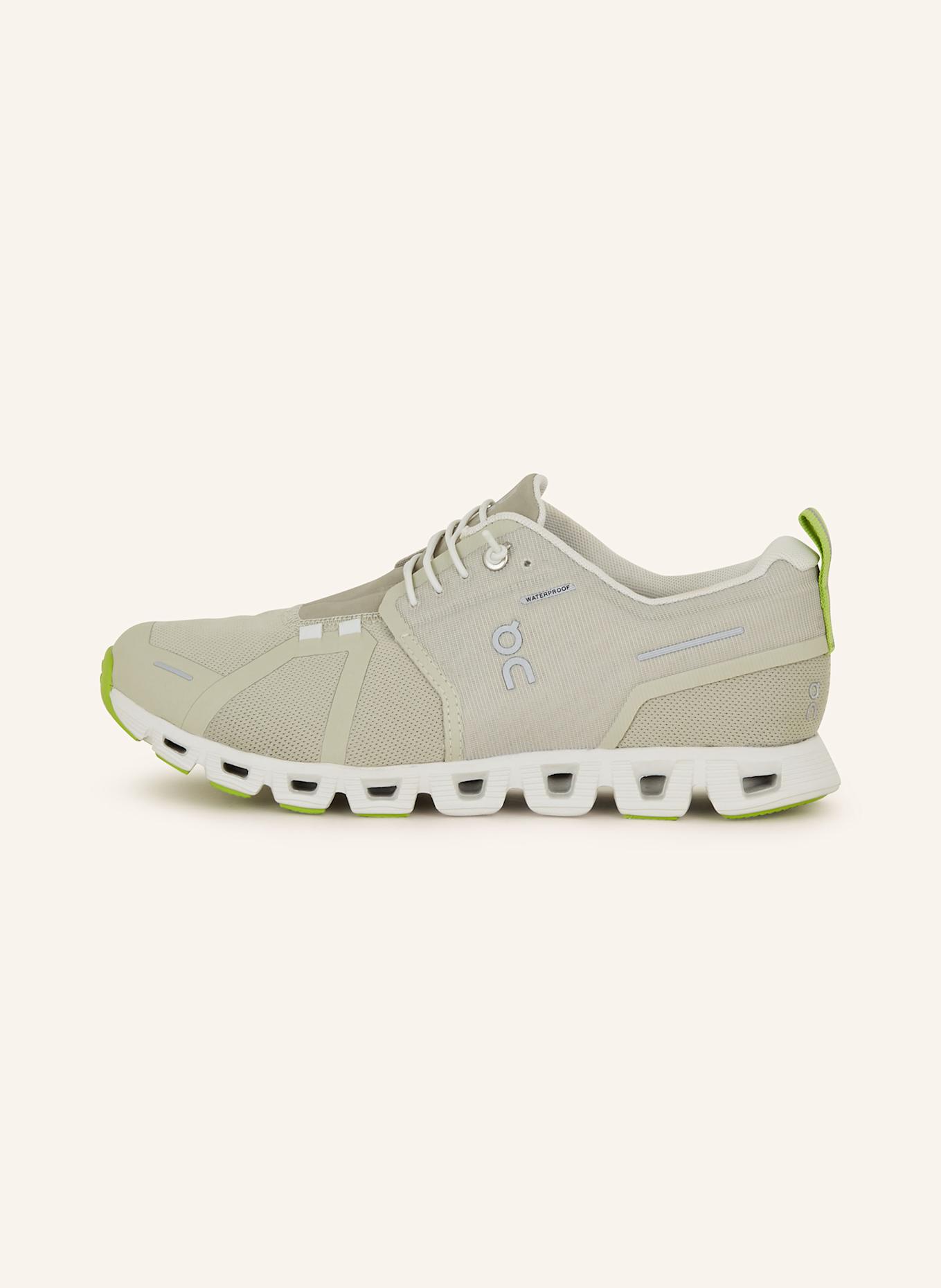On Sneaker CLOUD 5 WATERPROOF: HELLGRÜN