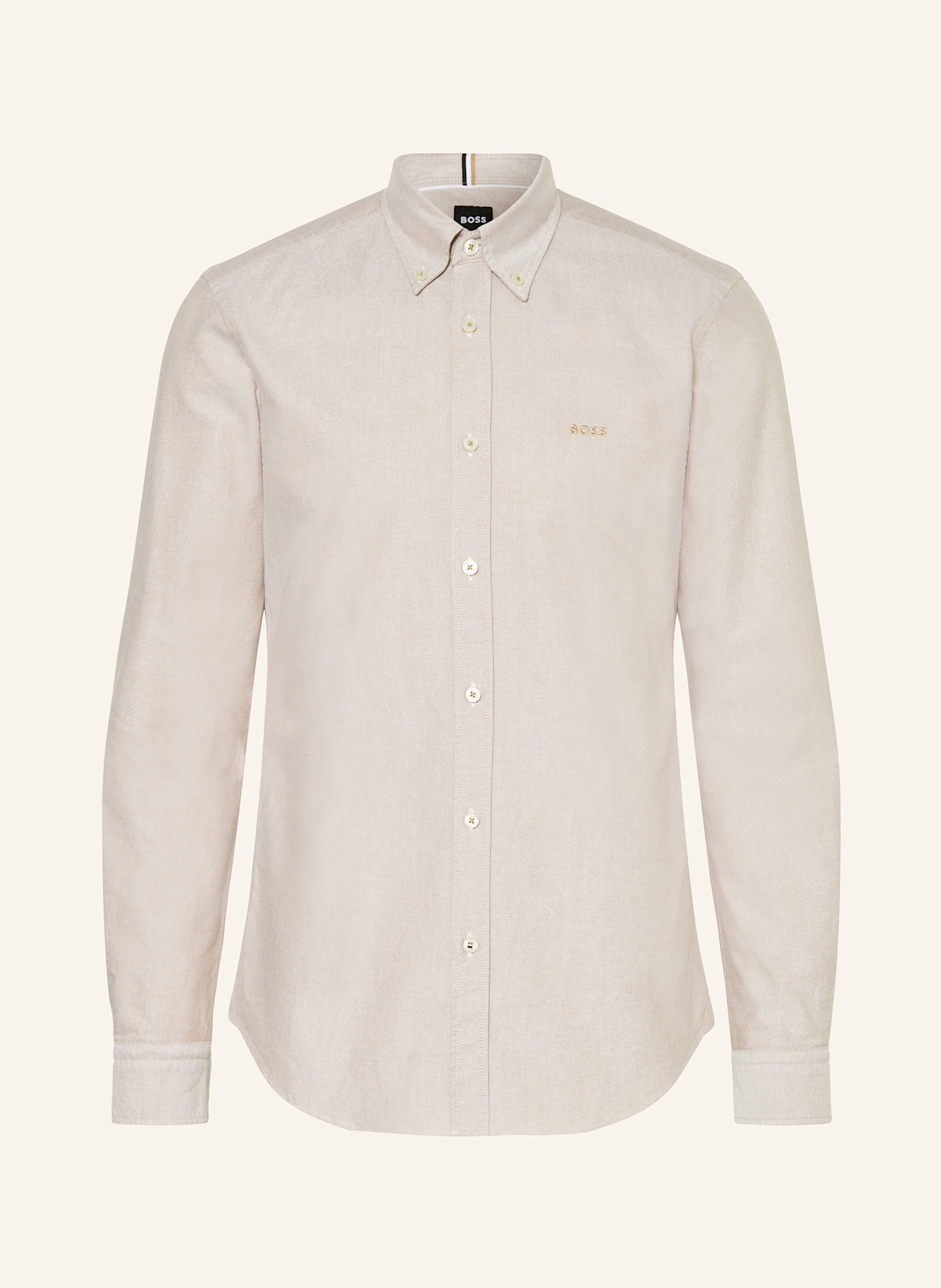 BOSS Shirt ROAN slim fit, Color: BEIGE (Image 1)