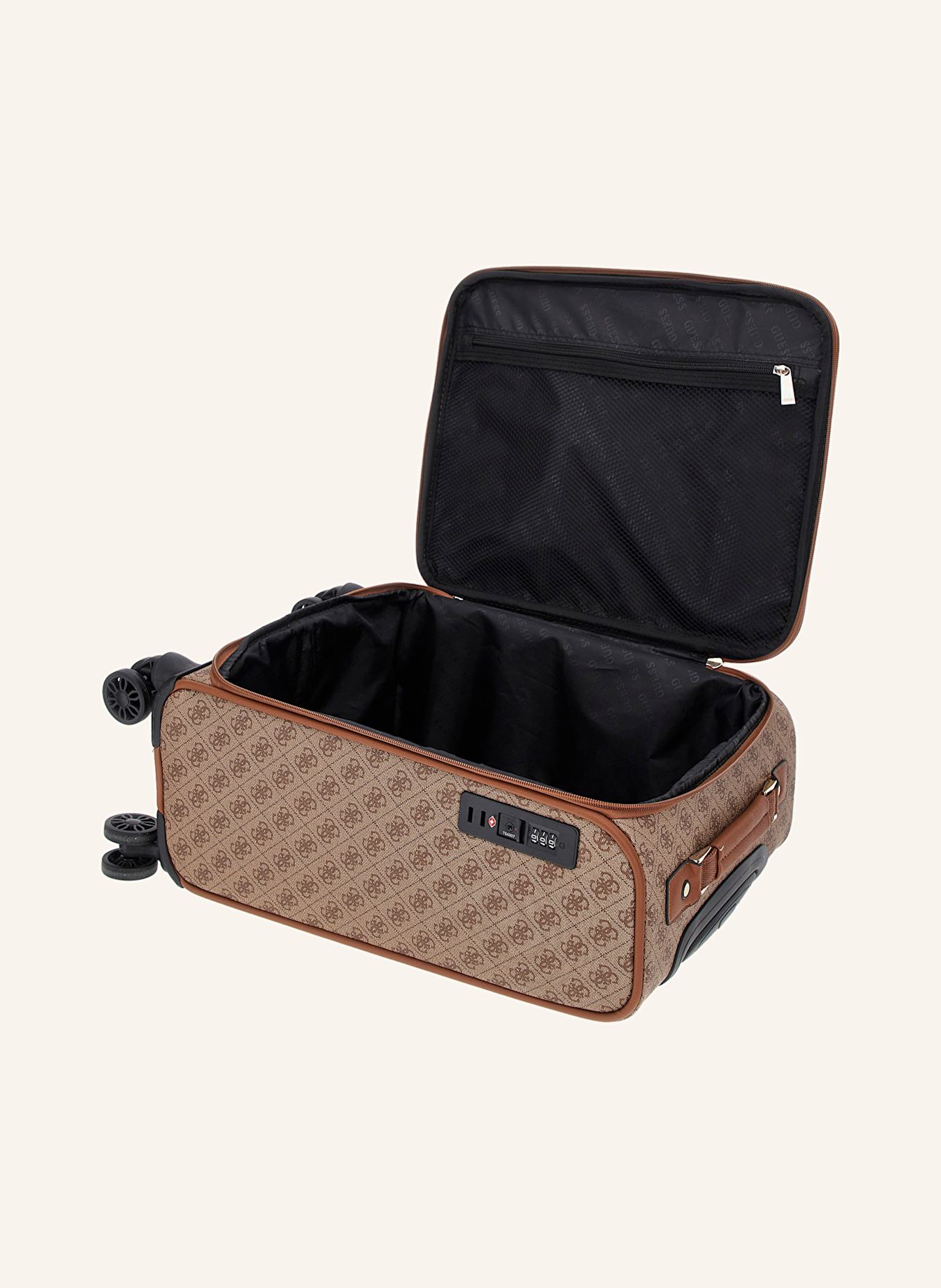 GUESS Trolley KERIMA, Farbe: BEIGE/ HELLBRAUN (Bild 2)