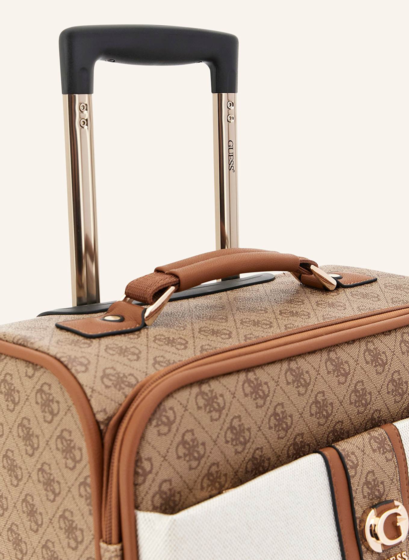 GUESS Trolley KERIMA, Farbe: BEIGE/ HELLBRAUN (Bild 4)