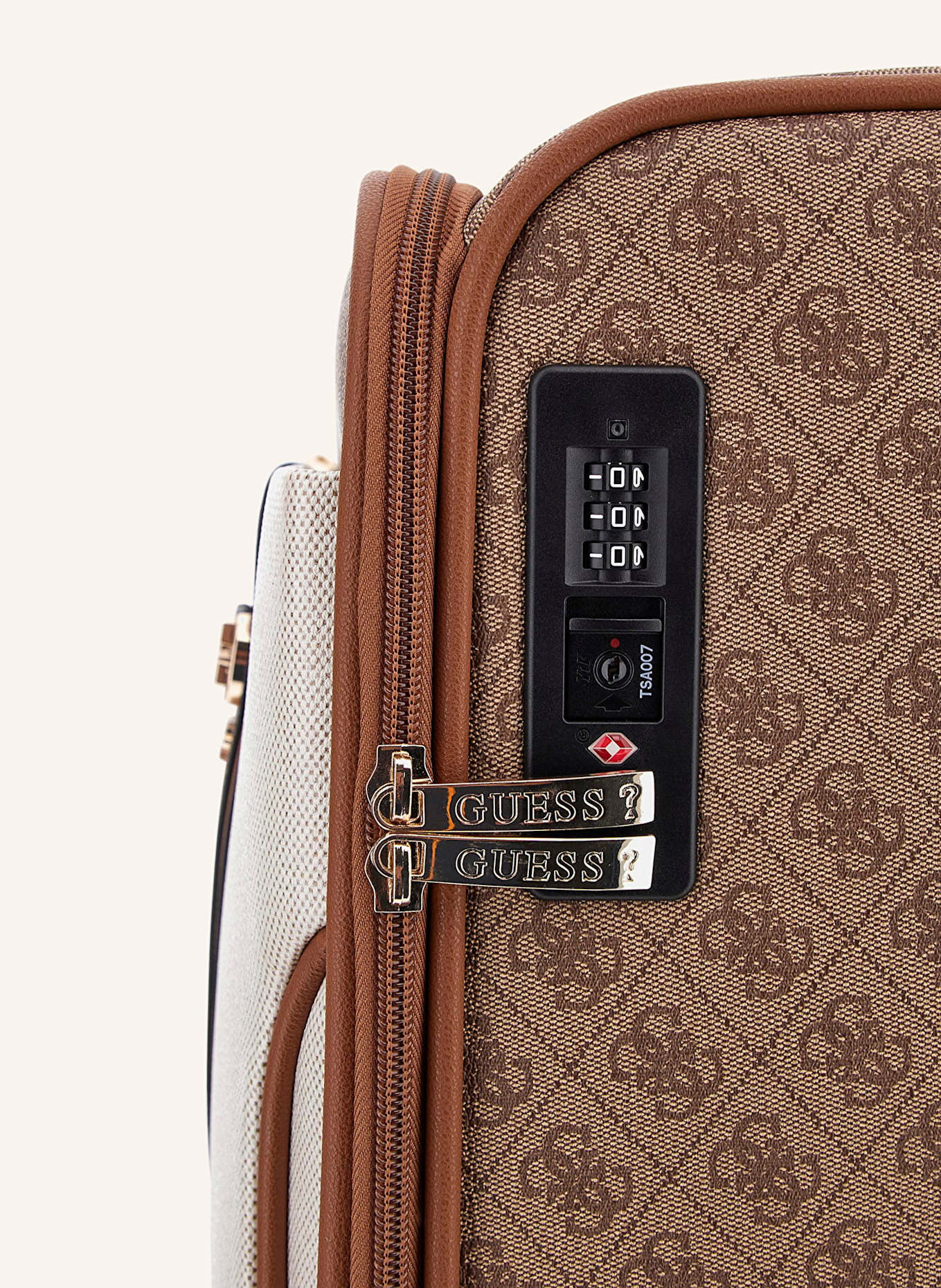 GUESS Trolley KERIMA, Farbe: BEIGE/ HELLBRAUN (Bild 5)