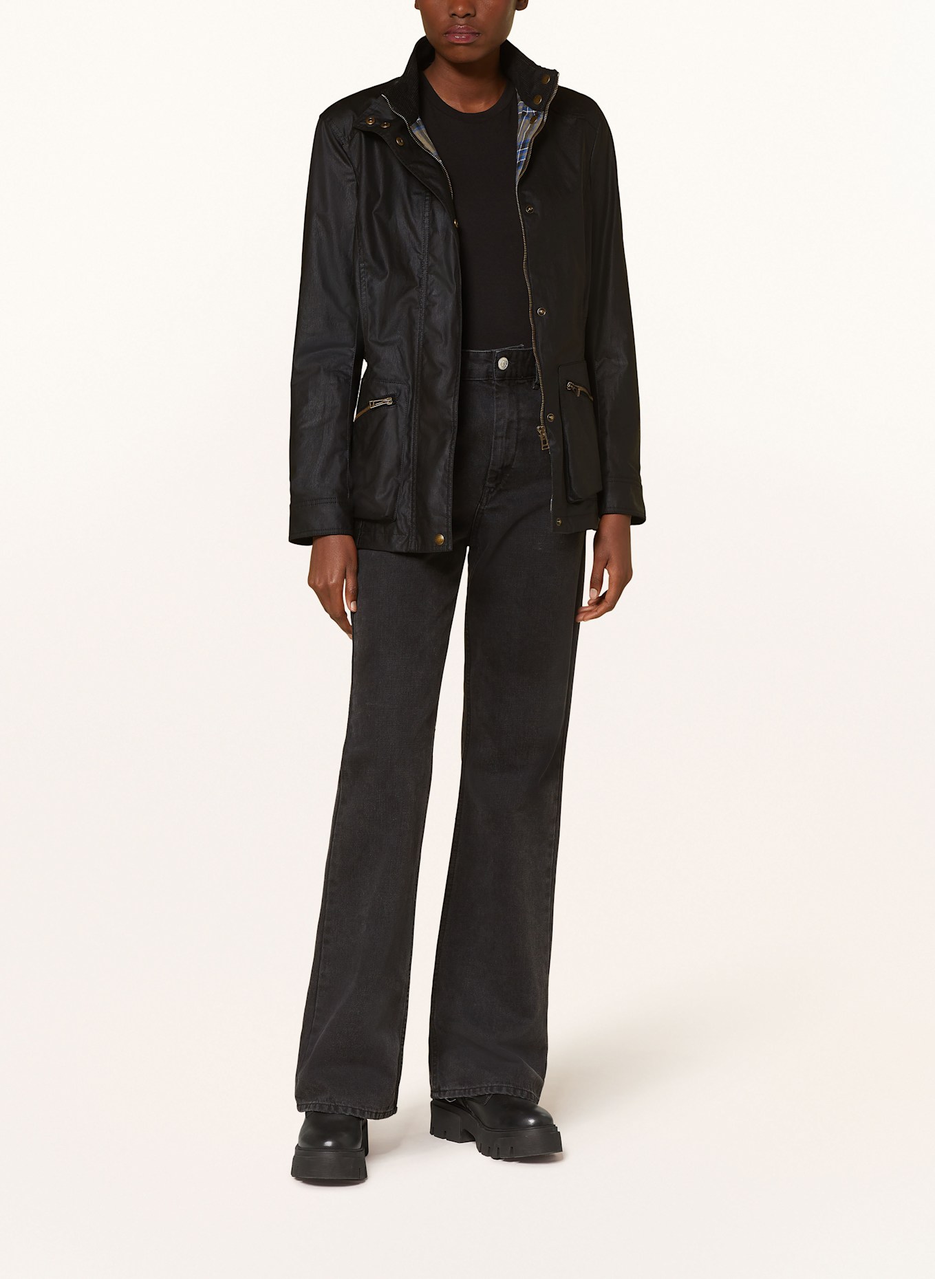 BELSTAFF Field jacket MADELINE, Color: BLACK (Image 2)