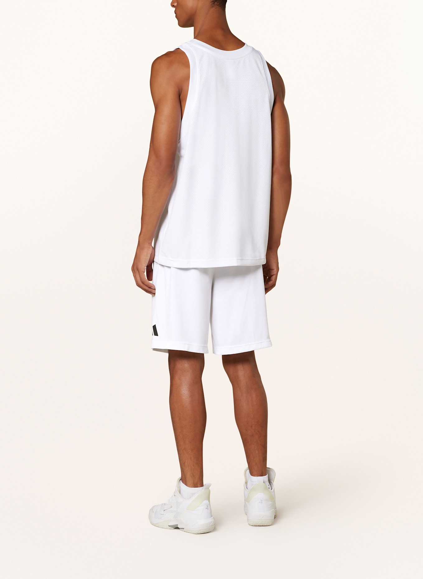 adidas Basketball shorts BOS, Color: WHITE (Image 3)