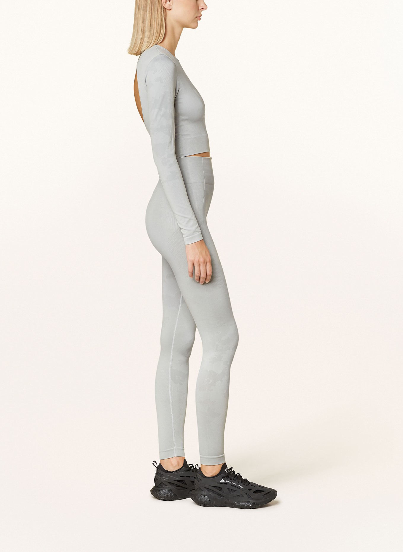 adidas by Stella McCartney Legginsy TRUESTRENGTH, Kolor: JASNOCZARY (Obrazek 4)