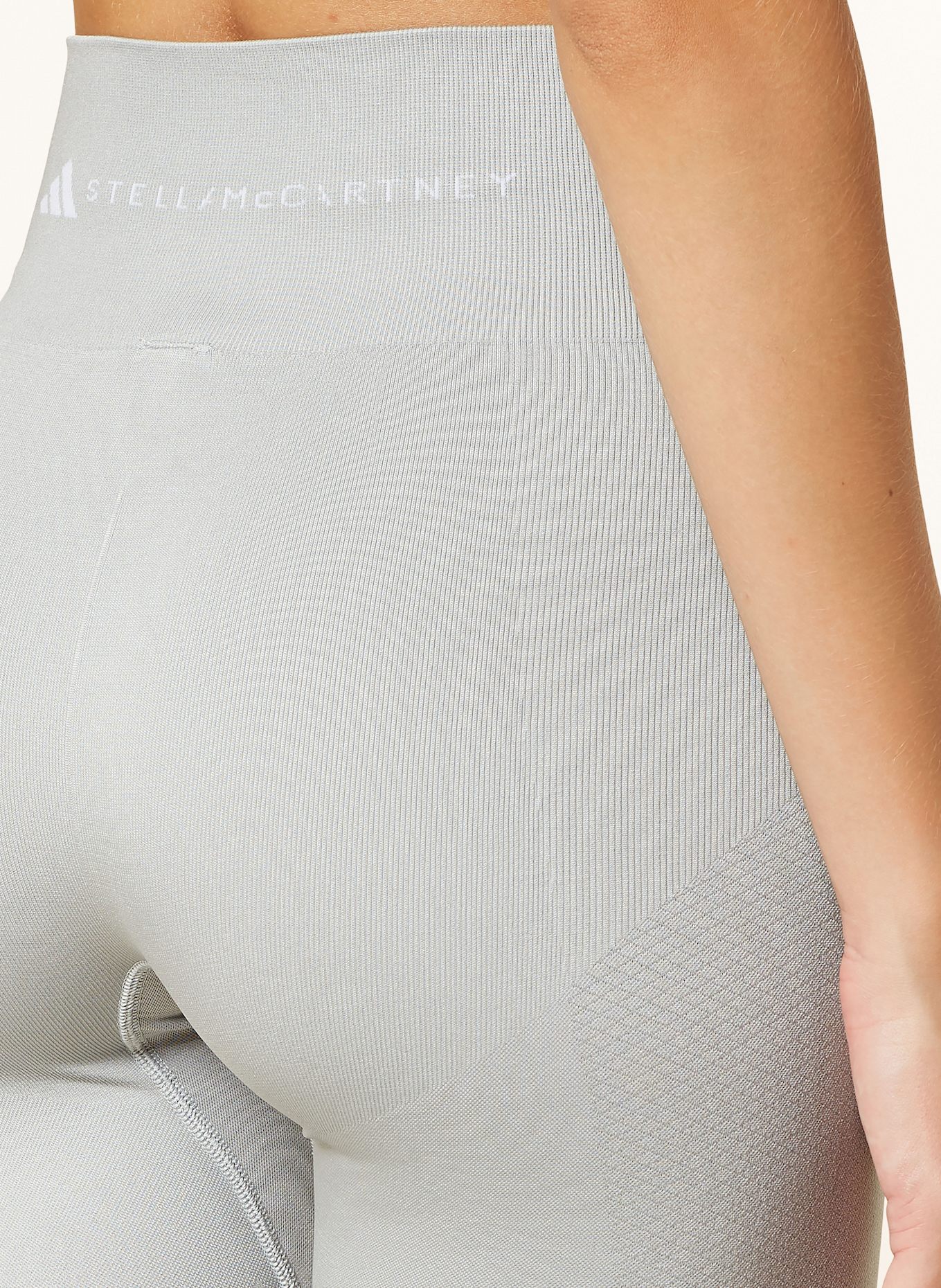 adidas by Stella McCartney Legginsy TRUESTRENGTH, Kolor: JASNOCZARY (Obrazek 5)