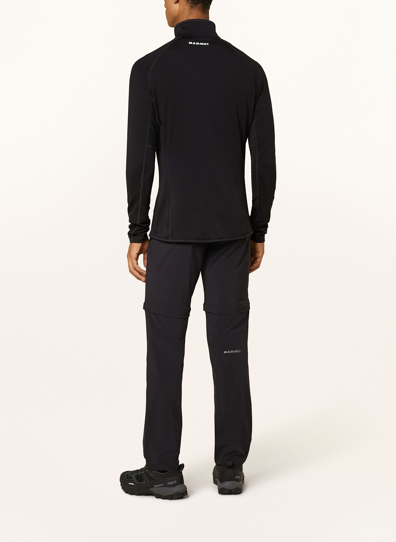 MAMMUT Midlayer Pullover AENERGY LIGHT HALF ZIP, Farbe: SCHWARZ (Bild 3)