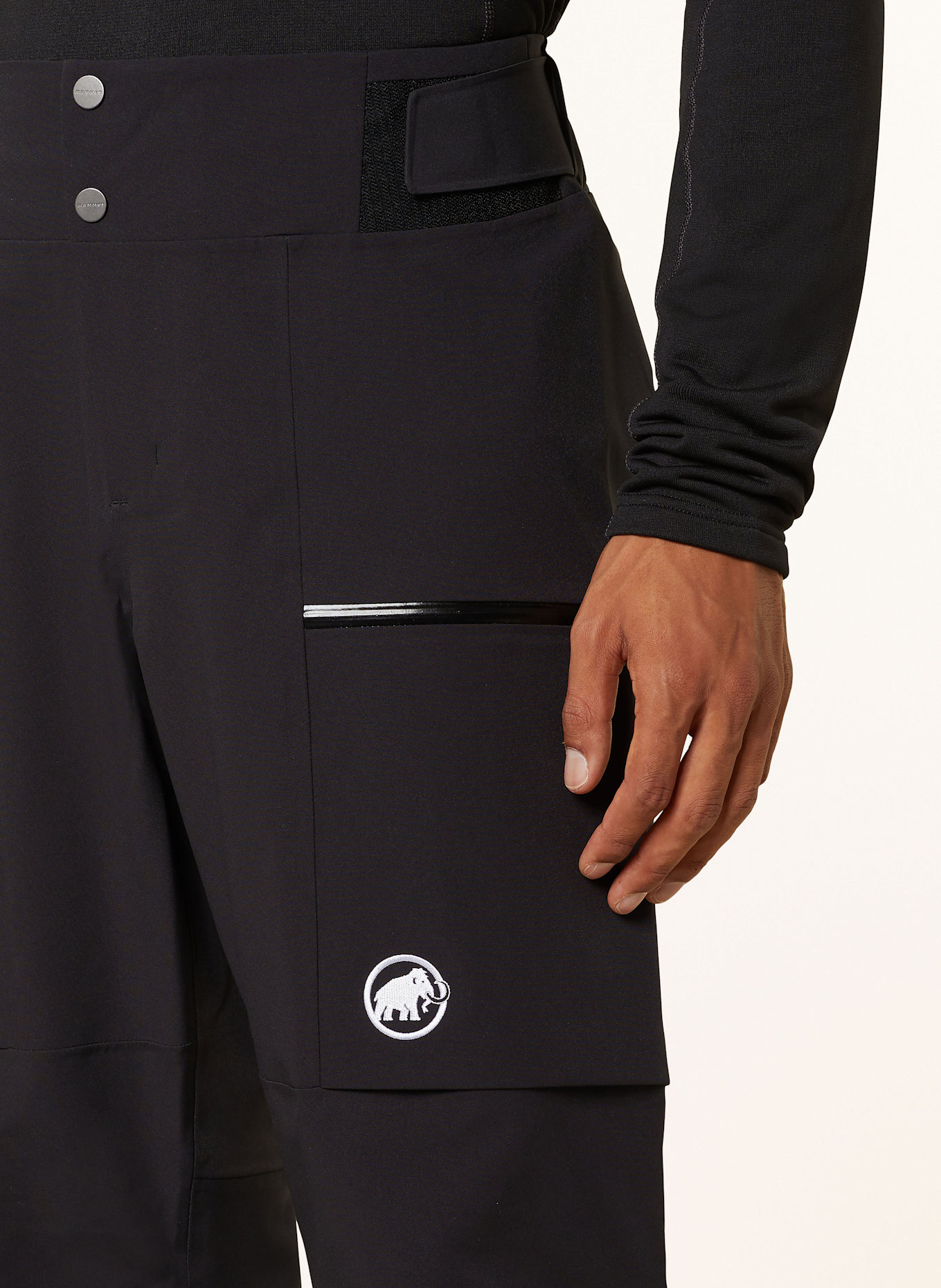 MAMMUT Hardshell ski pants STONEY HS: BLACK