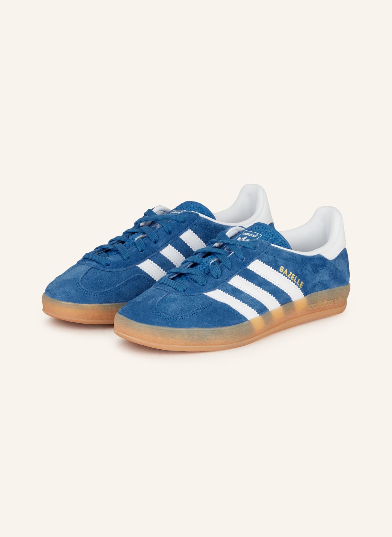 adidas Originals Sneaker GAZELLE INDOOR, Farbe: BLAU/ WEISS (Bild 1)