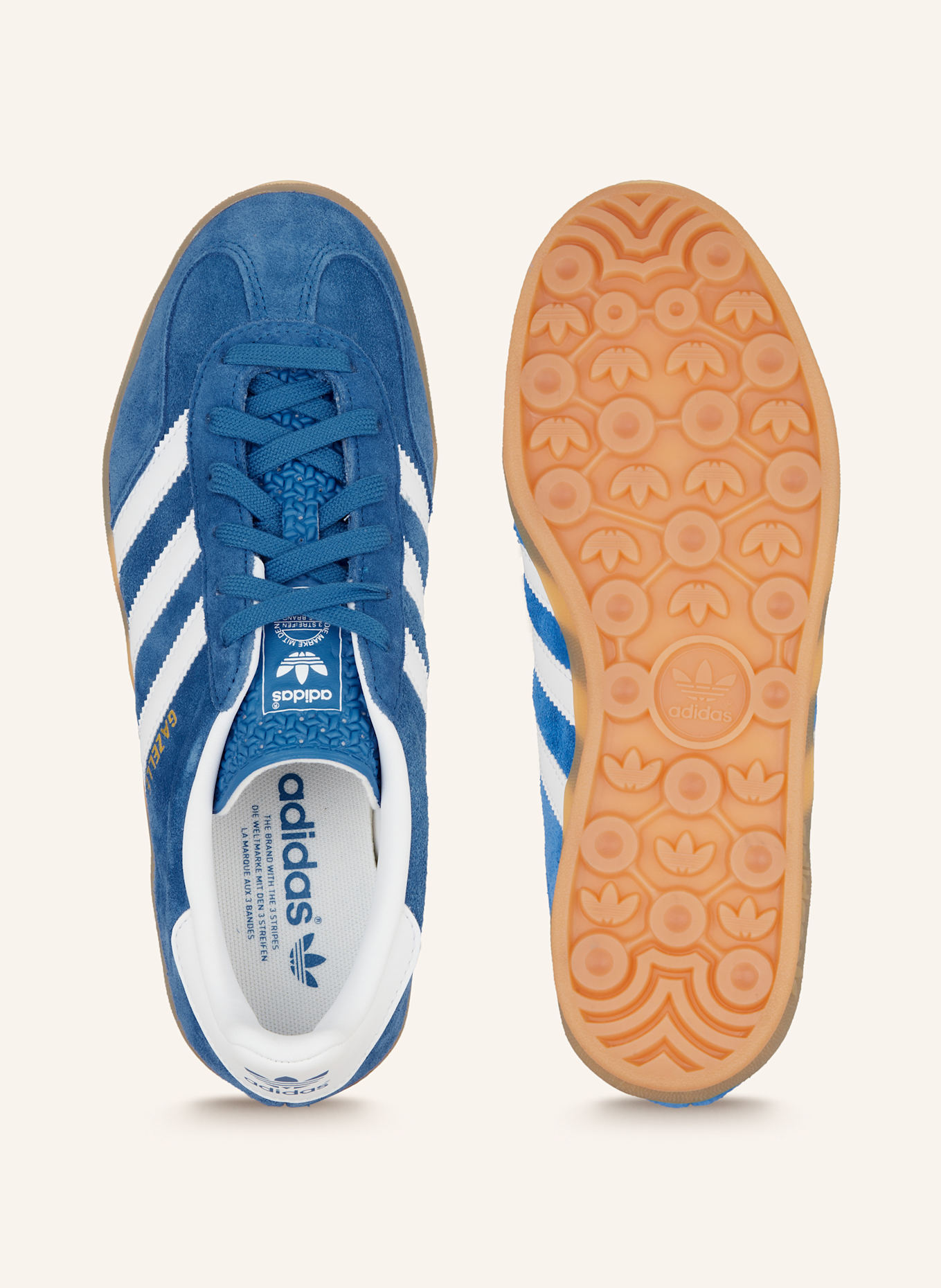 adidas Originals Sneaker GAZELLE INDOOR, Farbe: BLAU/ WEISS (Bild 5)