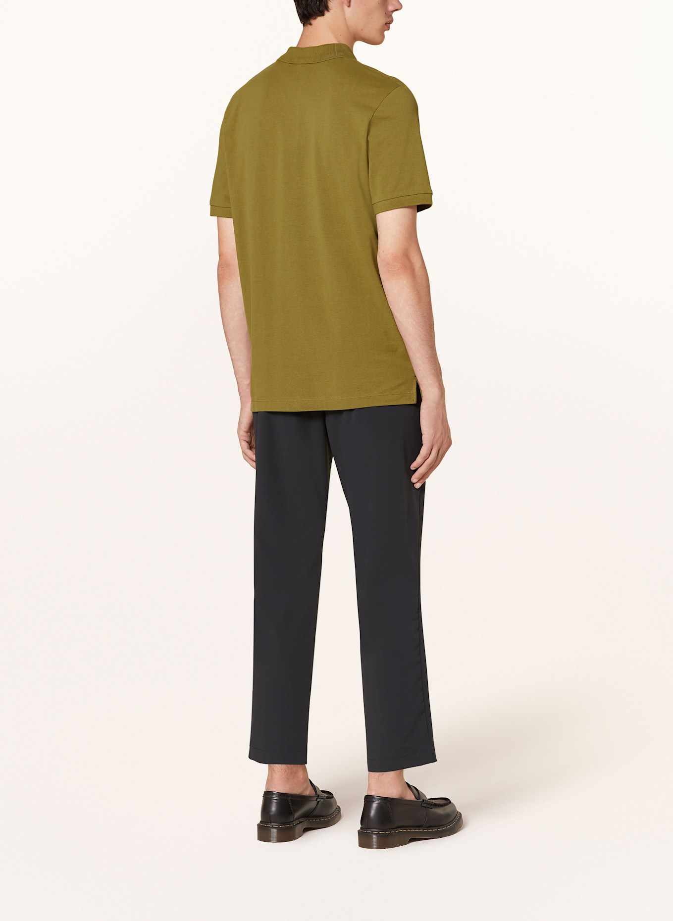 SCOTCH & SODA Piqué polo shirt, Color: OLIVE (Image 3)