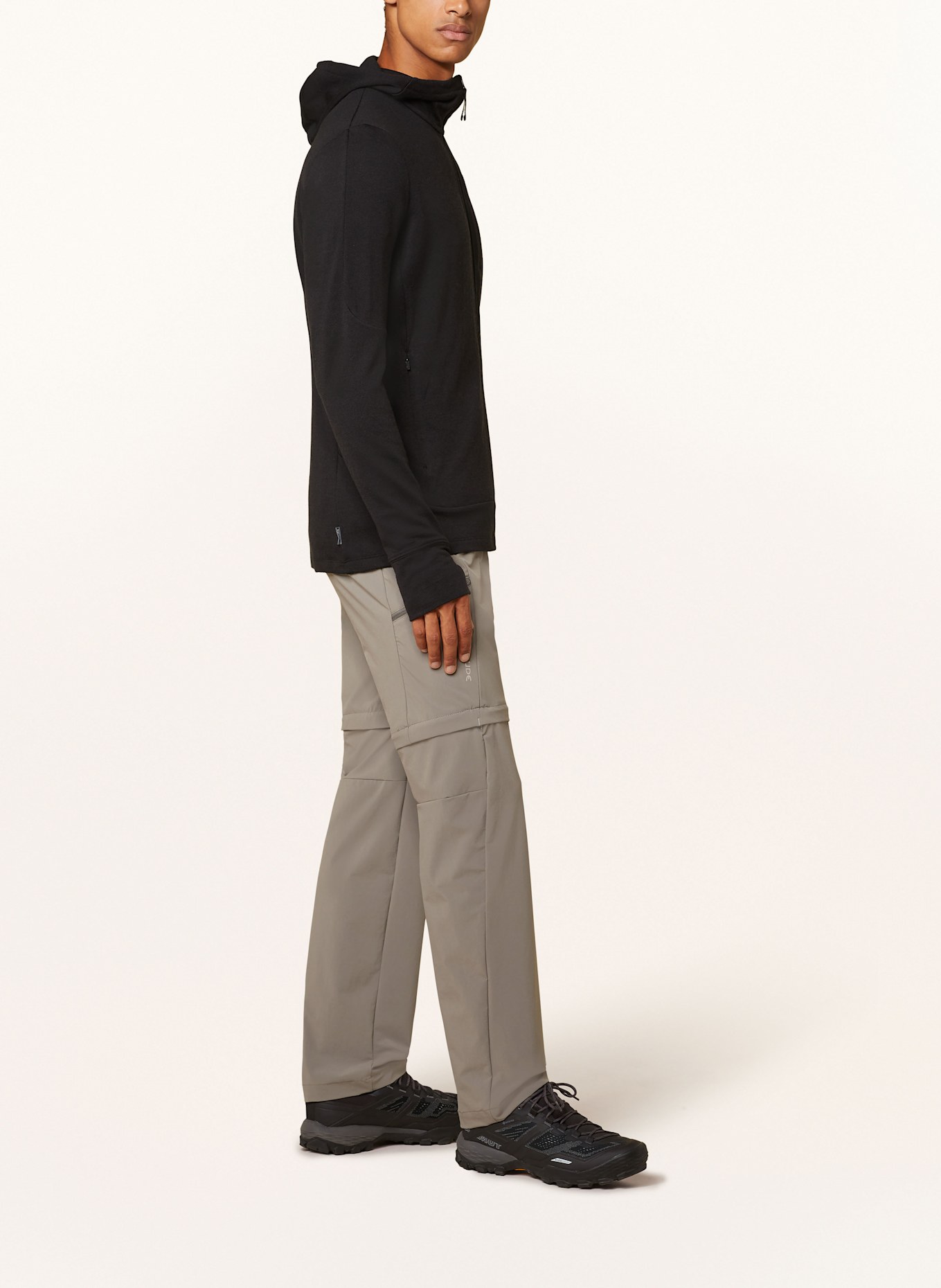 icebreaker Kurtka jako warstwa środkowa MERINO 260 QUANTUM IV: CZARNY