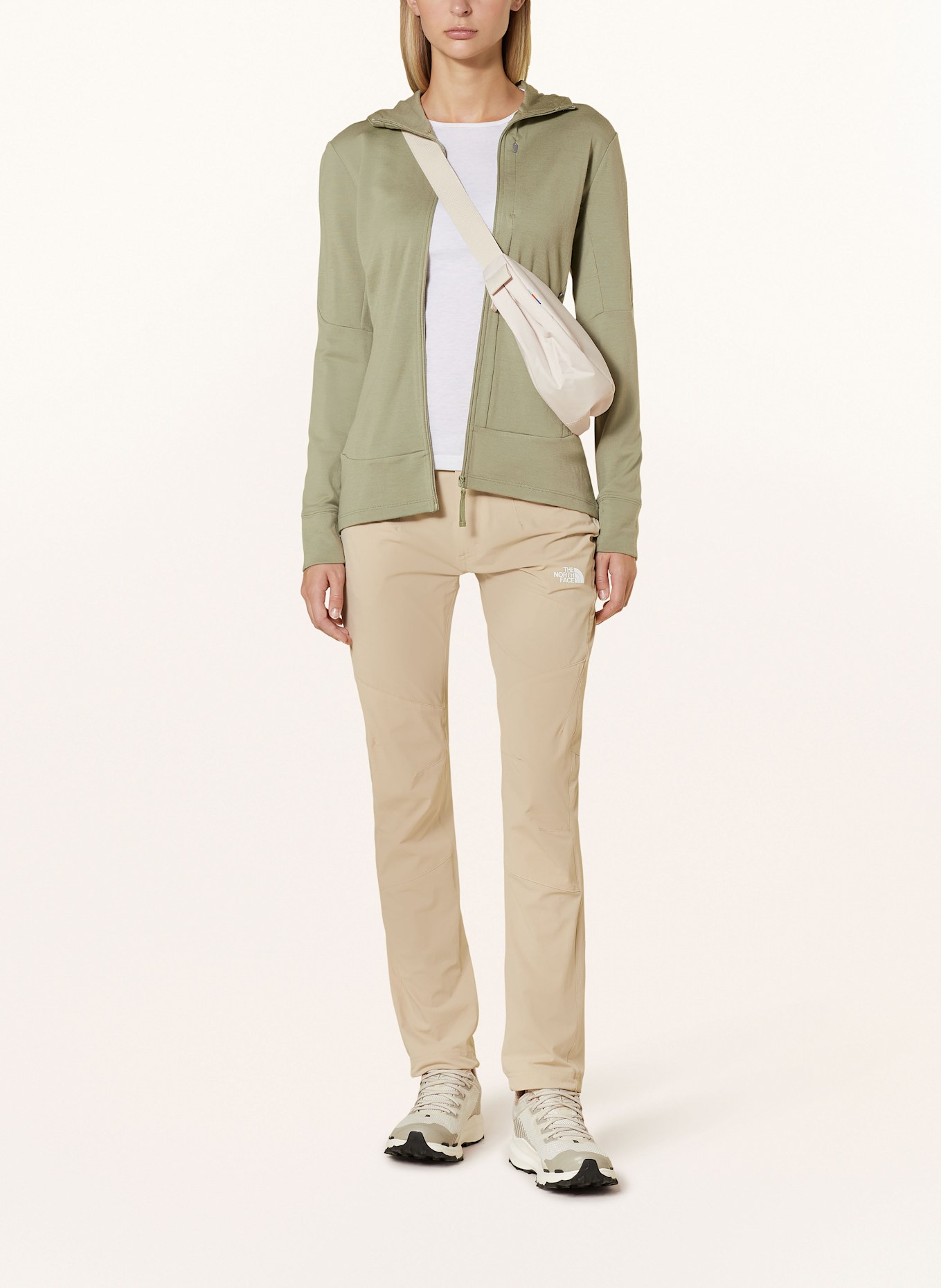 icebreaker Midlayer-Jacke MERINO 260 QUANTUM IV aus Merinowolle: HELLGRÜN