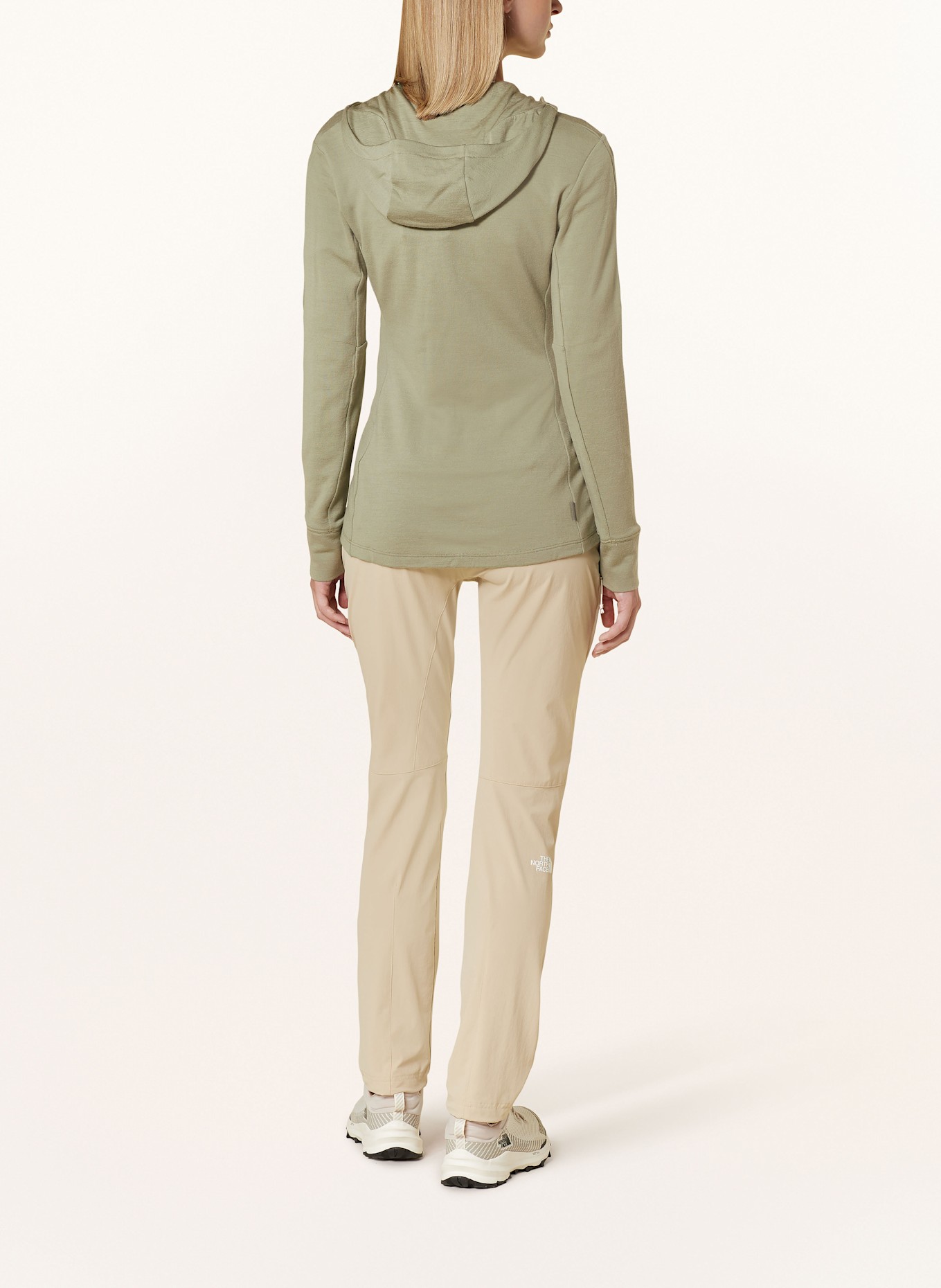 icebreaker Midlayer-Jacke MERINO 260 QUANTUM IV aus Merinowolle: HELLGRÜN