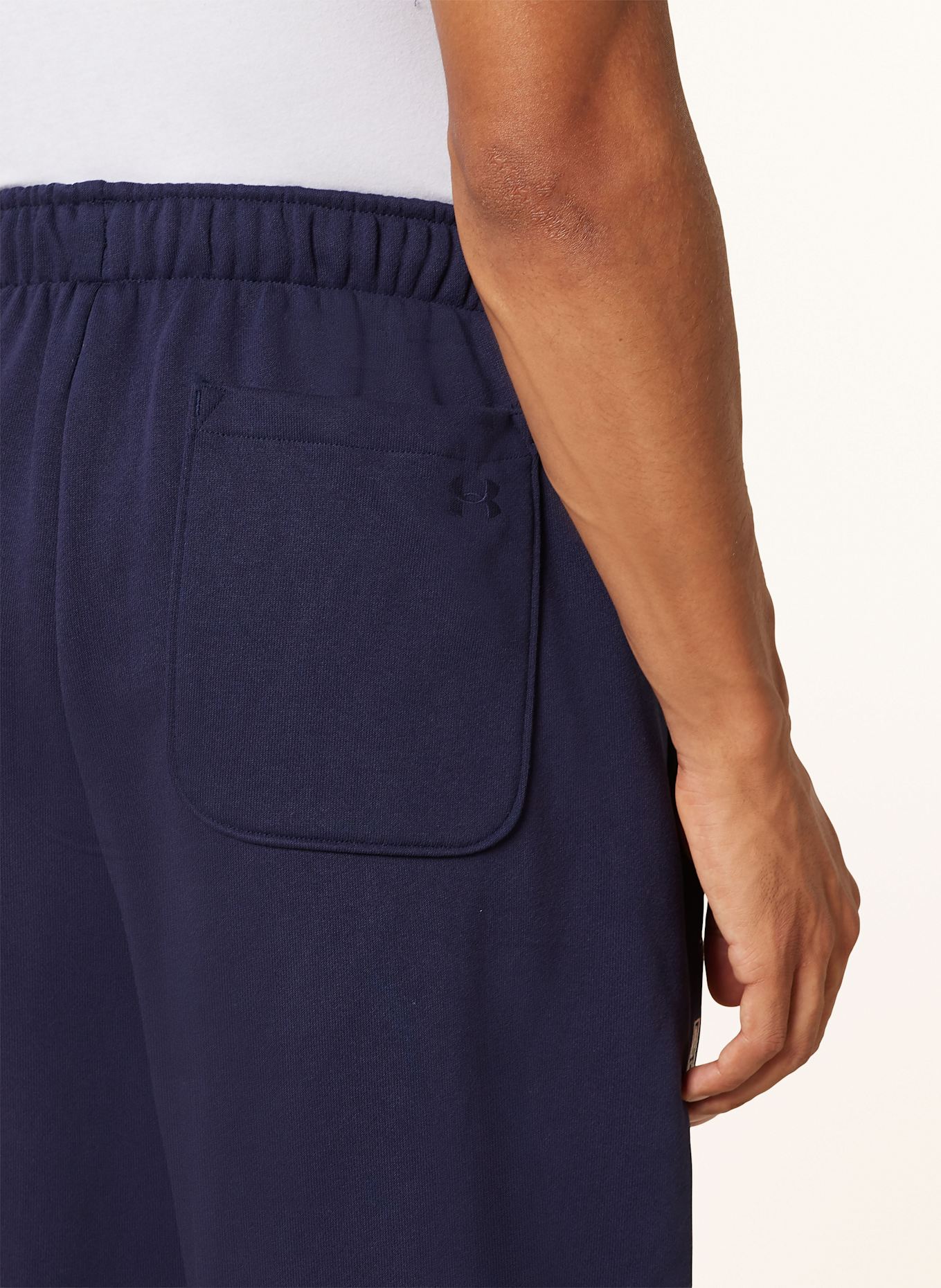 UNDER ARMOUR Tepláky UA ICON: TMAVĚ MODRÁ