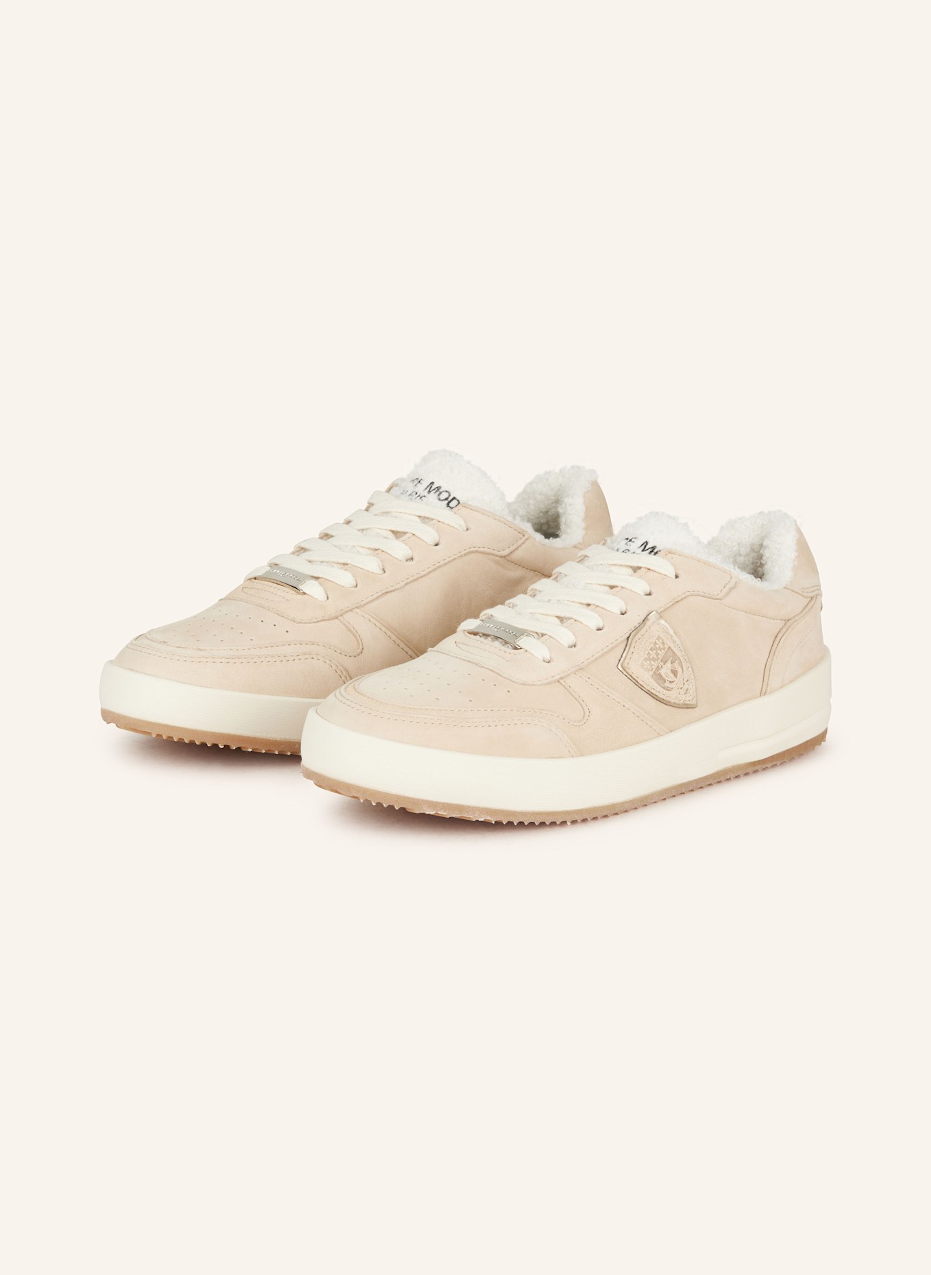 PHILIPPE MODEL Sneaker NICE, Farbe: HELLBRAUN/ CREME (Bild 1)