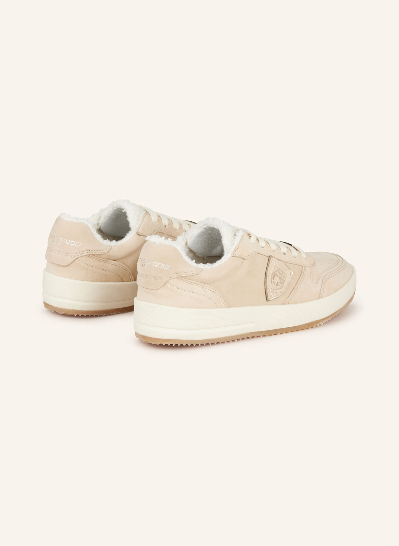 PHILIPPE MODEL Sneakers NICE, Color: LIGHT BROWN/ CREAM (Image 2)