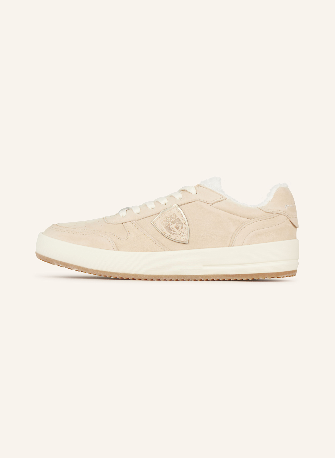 PHILIPPE MODEL Sneakers NICE, Color: LIGHT BROWN/ CREAM (Image 4)