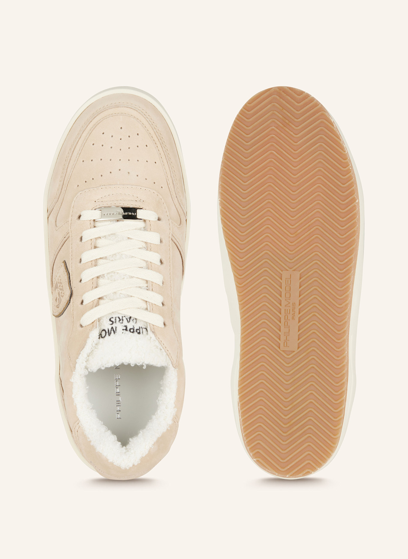 PHILIPPE MODEL Sneaker NICE, Farbe: HELLBRAUN/ CREME (Bild 5)