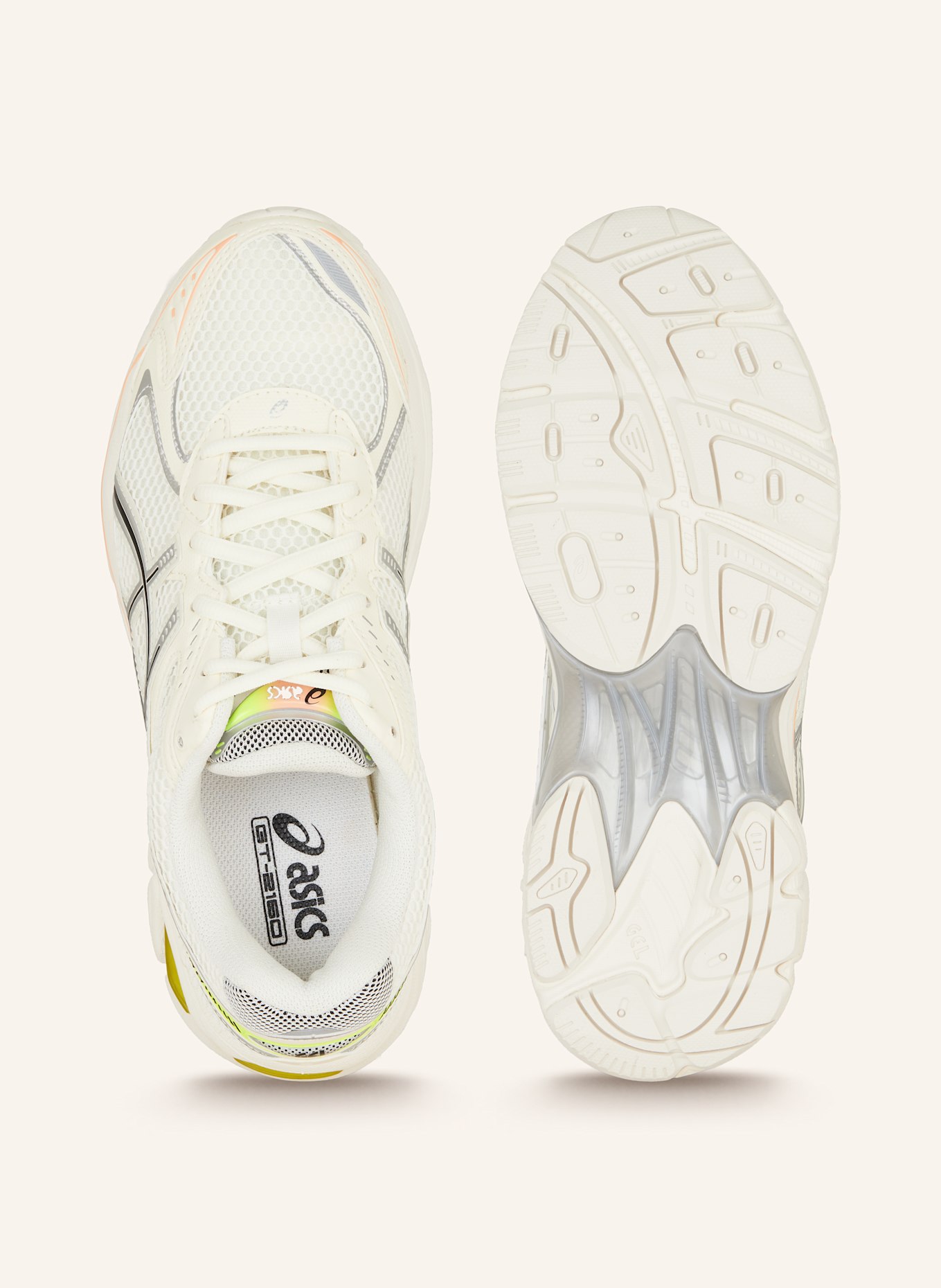 ASICS GT-2160 PARIS sneaker, Color: WHITE/ YELLOW (Image 5)