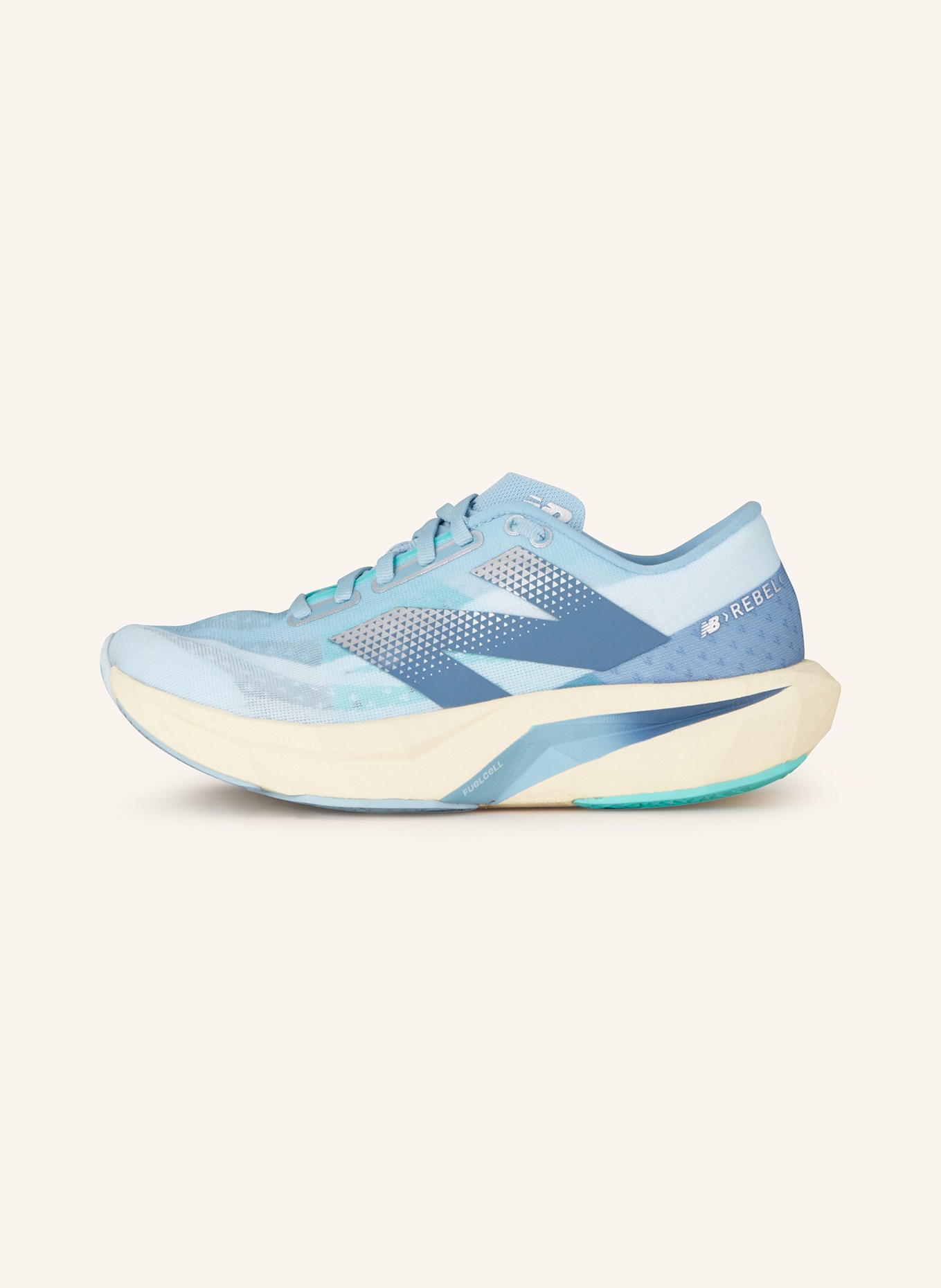 new balance Running shoes REBEL V4, Color: LIGHT BLUE/ BLUE (Image 4)