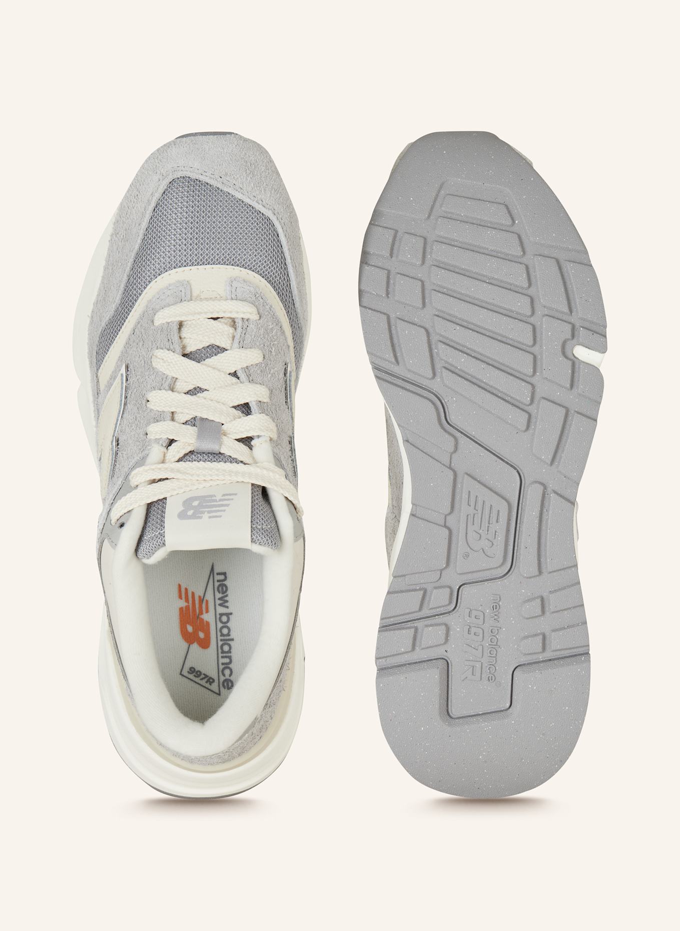 new balance Sneaker U997RV1, Color: GRAY/ LIGHT GRAY/ CREAM (Image 5)