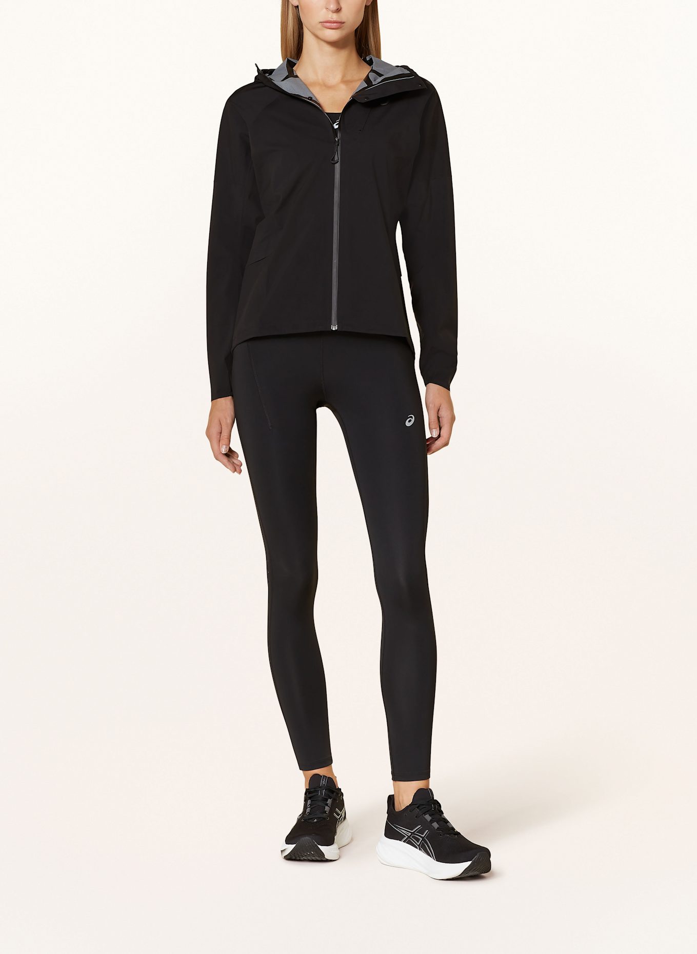 ASICS Kurtka do biegania METARUN: CZARNY