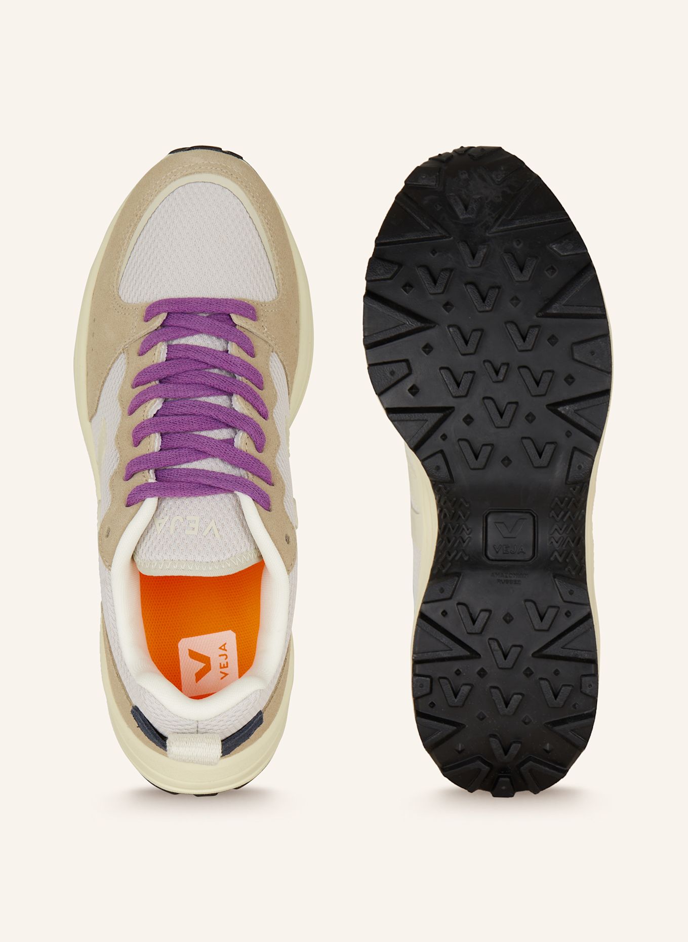 VEJA Sneaker VENTURI in beige/ hellgrau