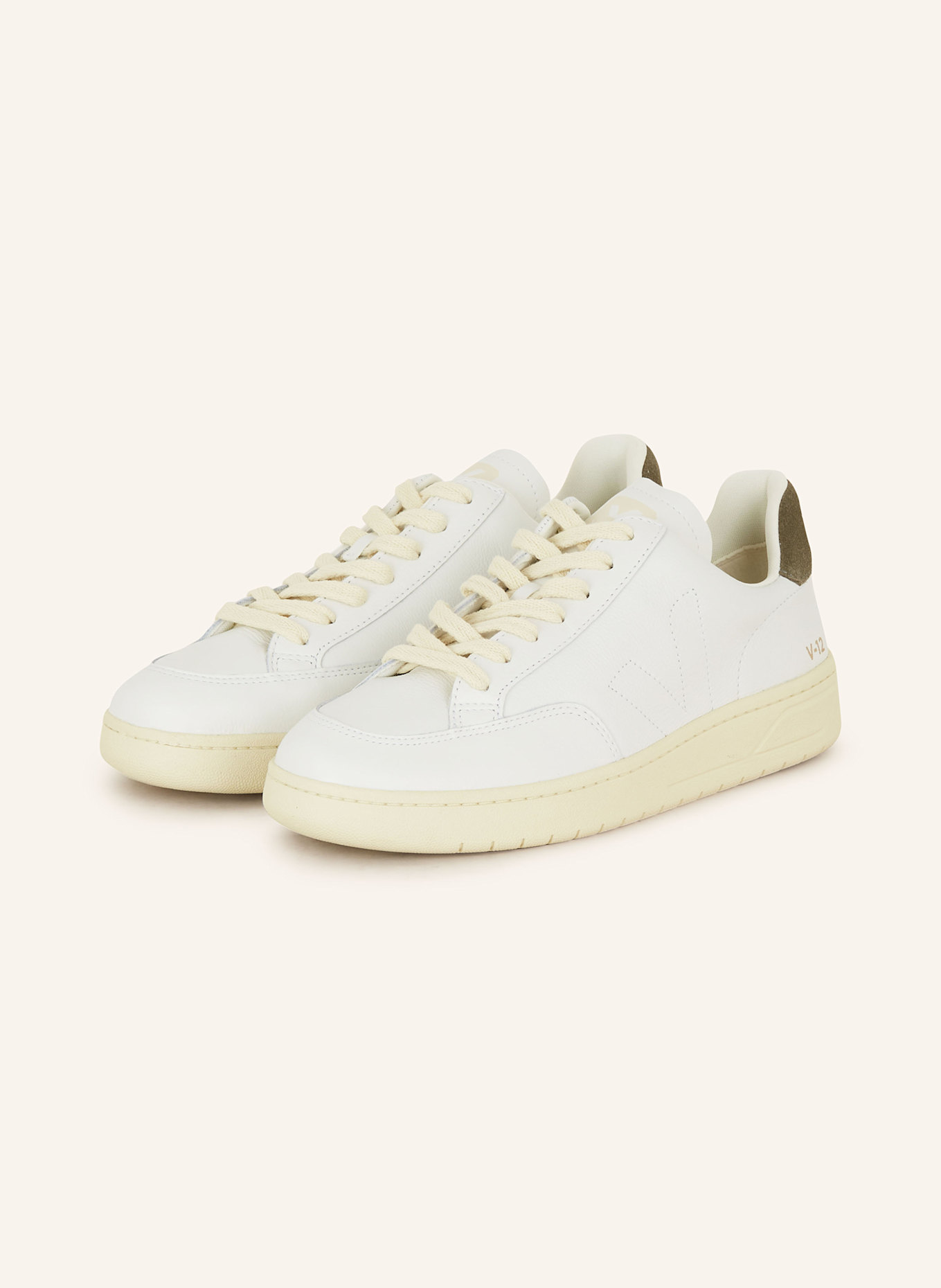 VEJA Sneakers V-12, Color: WHITE/ CREAM (Image 1)