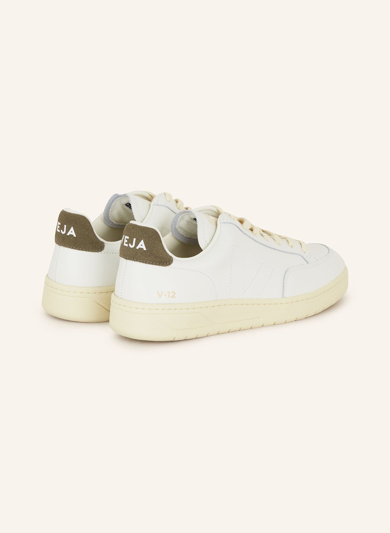 VEJA Sneaker V-12, Farbe: WEISS/ CREME (Bild 2)