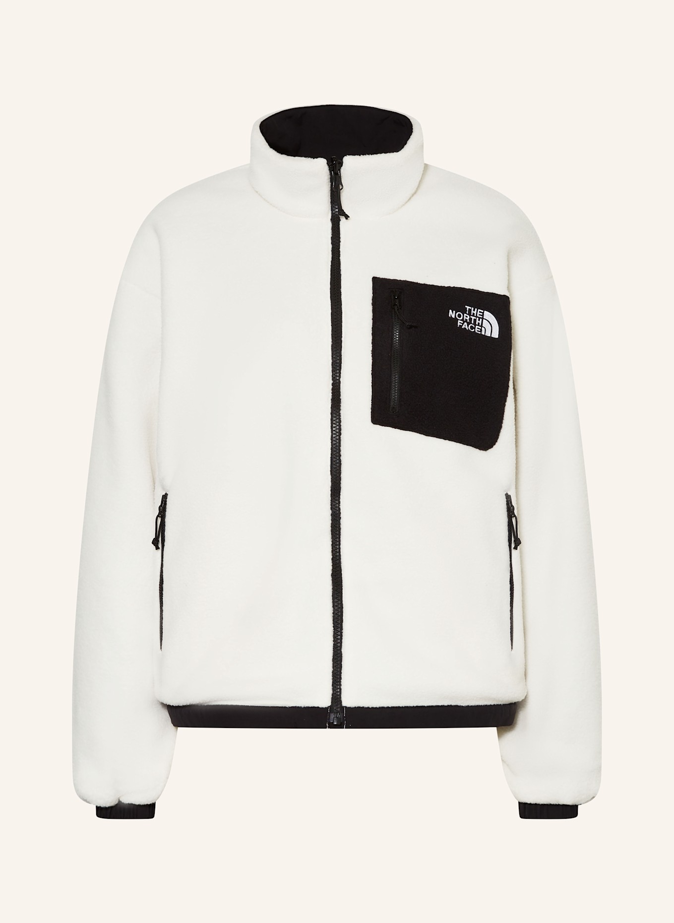 Black and white north face jacket cheap