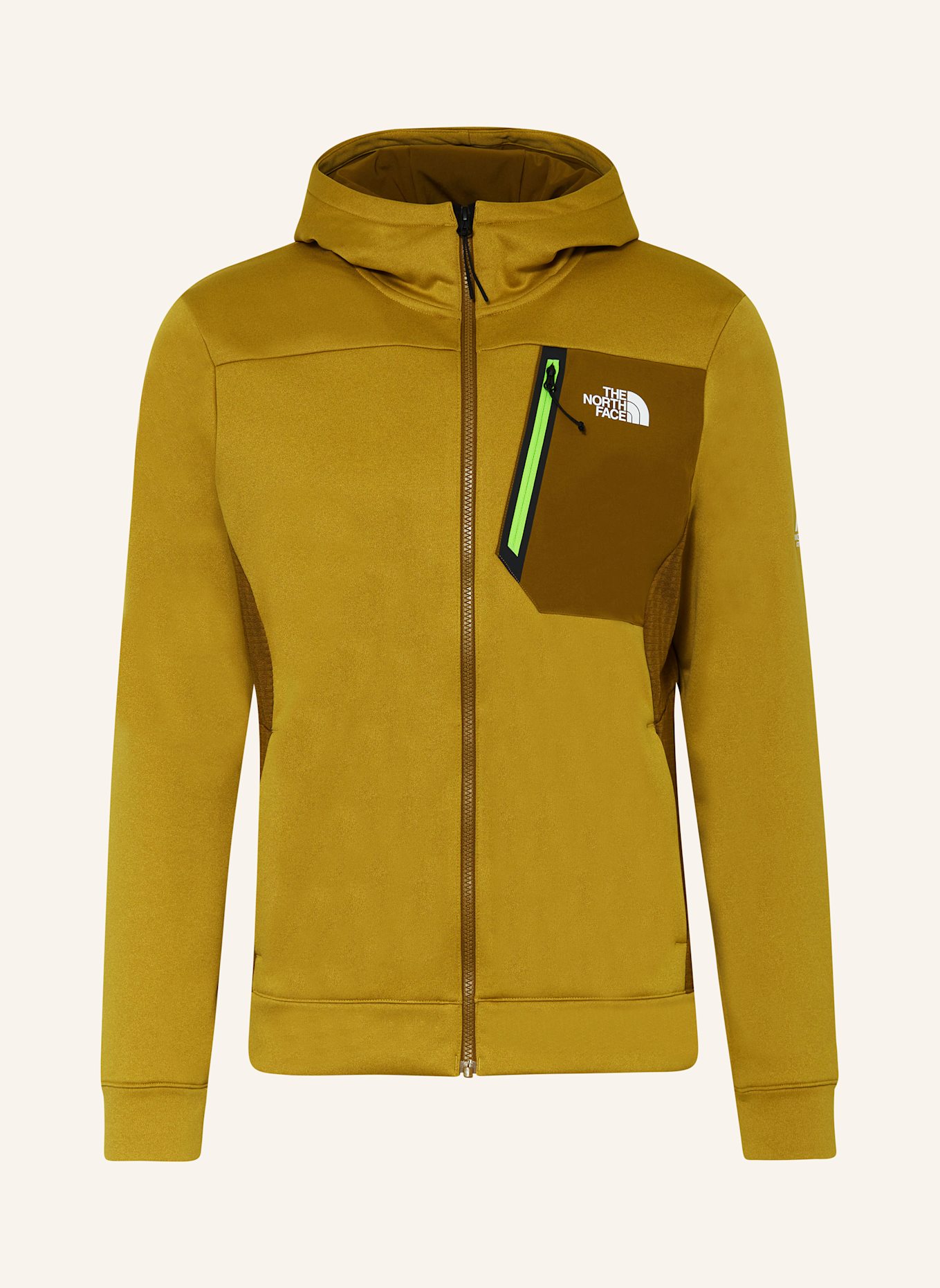 The north face yellow fleece discount