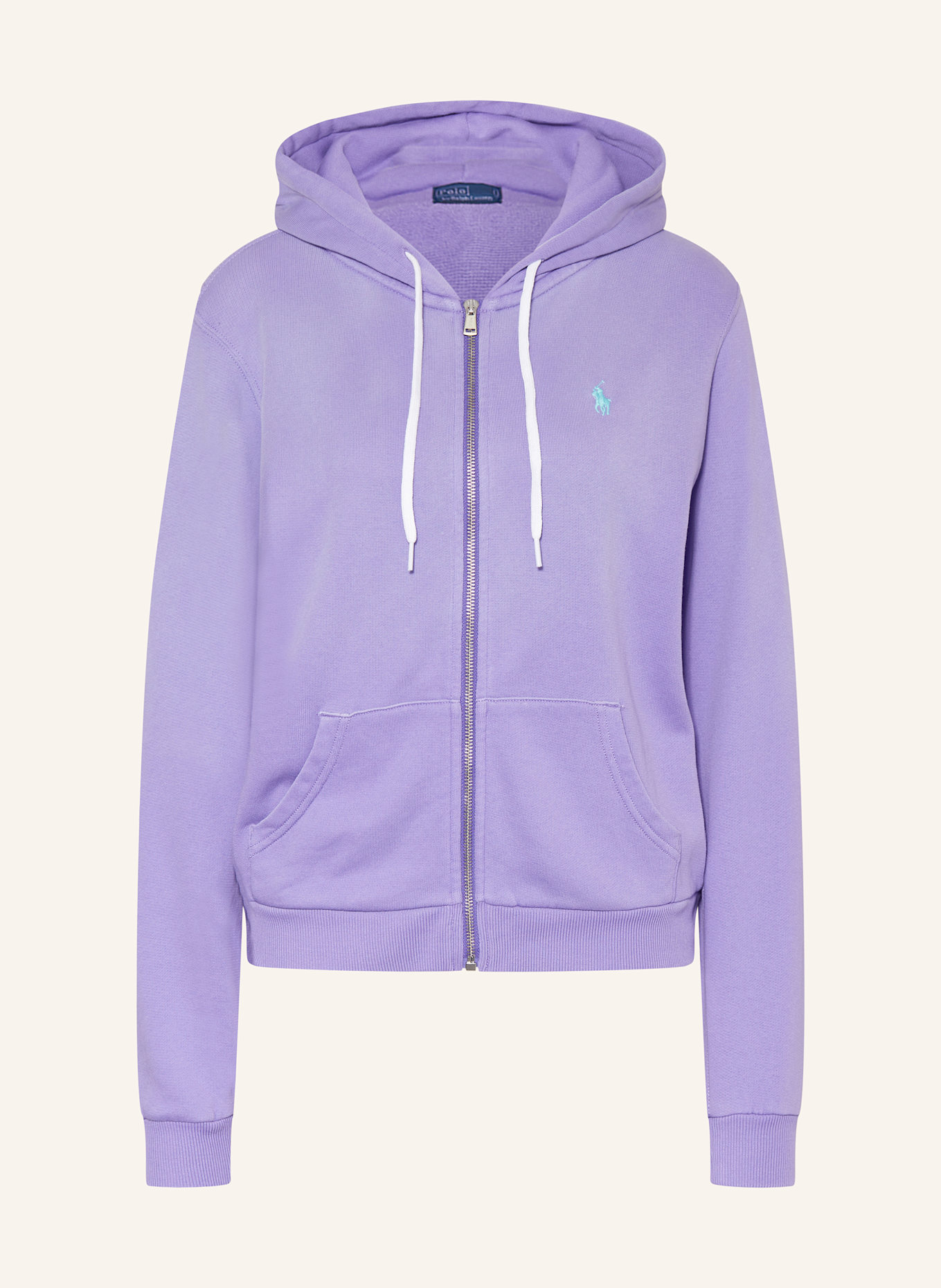 POLO RALPH LAUREN Sweat jacket in light purple