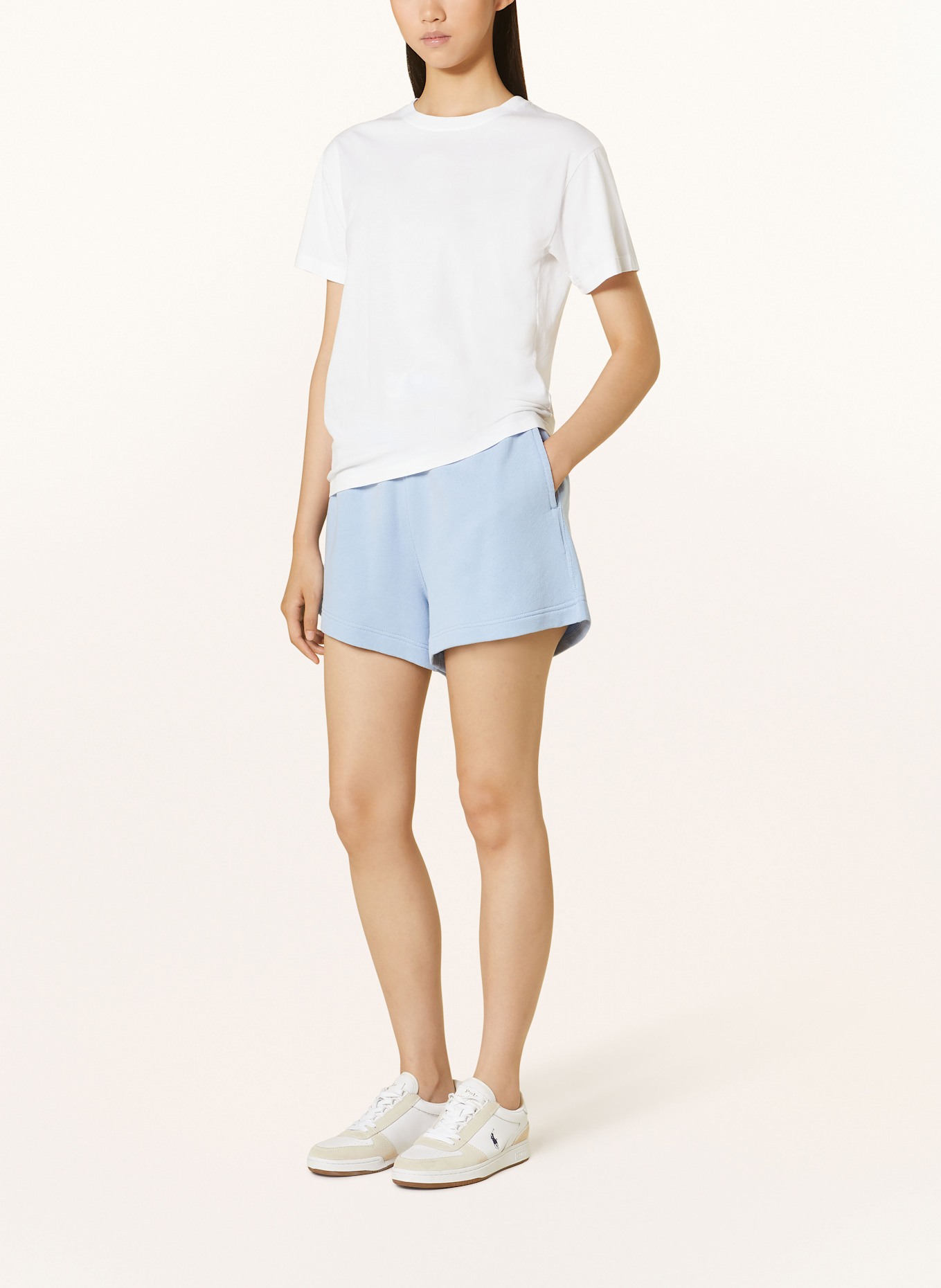 POLO RALPH LAUREN Sweat shorts, Color: LIGHT BLUE (Image 2)