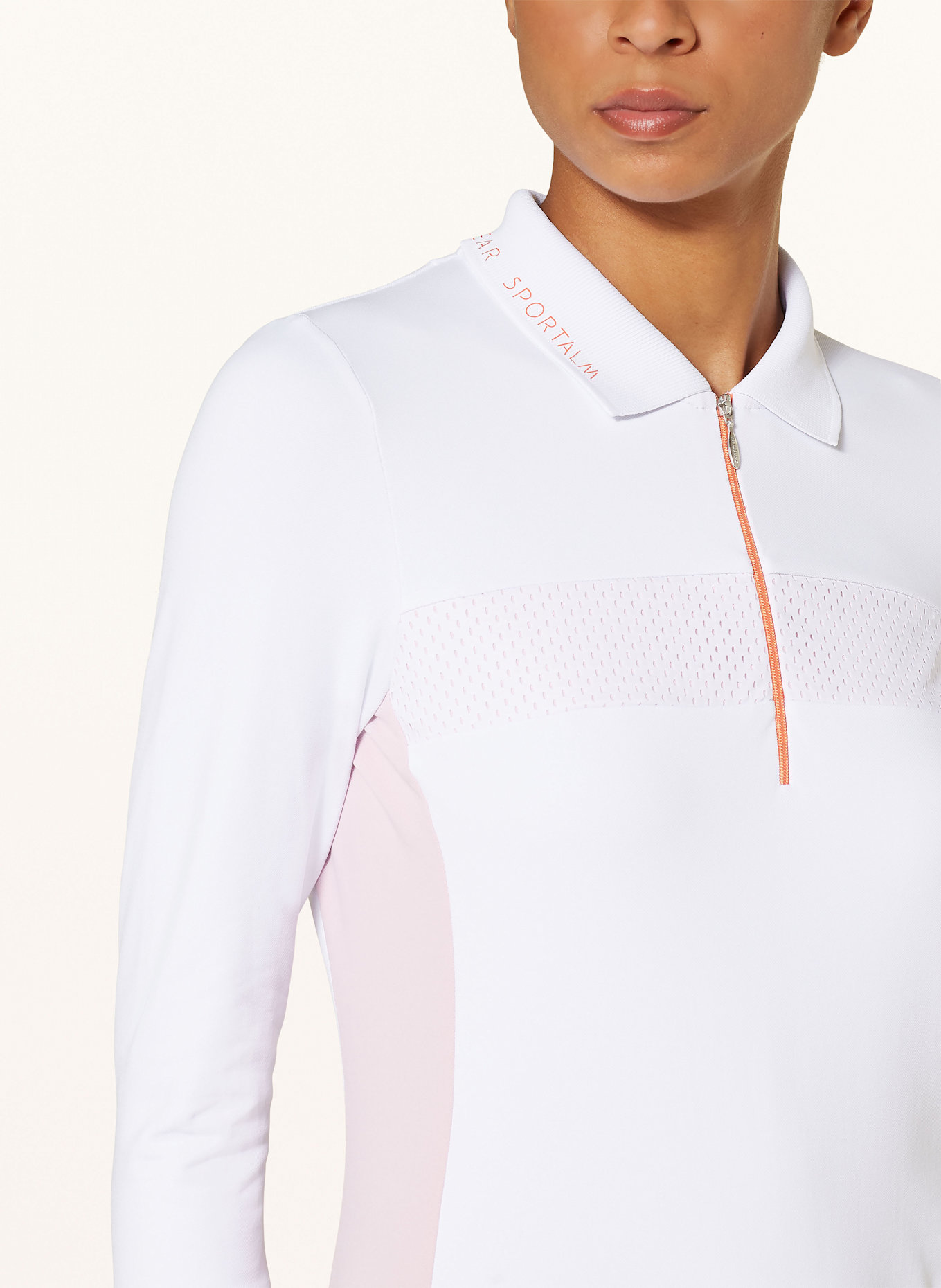 SPORTALM Funktions-Poloshirt, Farbe: WEISS/ ROSÉ (Bild 4)