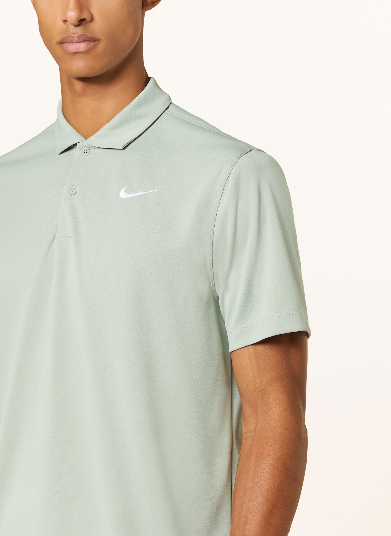 Nike Funkční polokošile COURT DRI-FIT, Barva: SVĚTLE ZELENÁ (Obrázek 4)