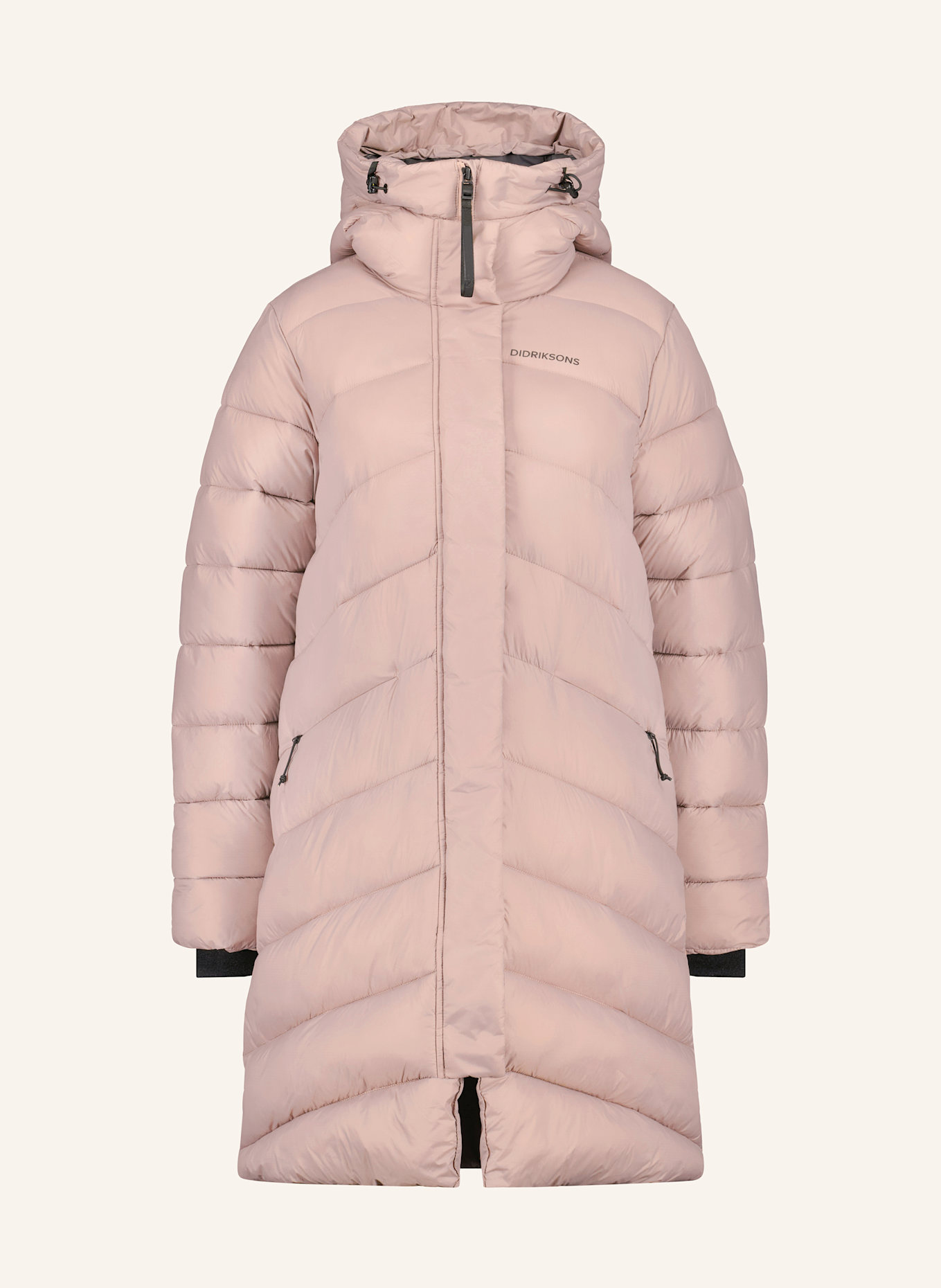 DIDRIKSONS Płaszcz pikowany MARION: BLADORÓŻOWY