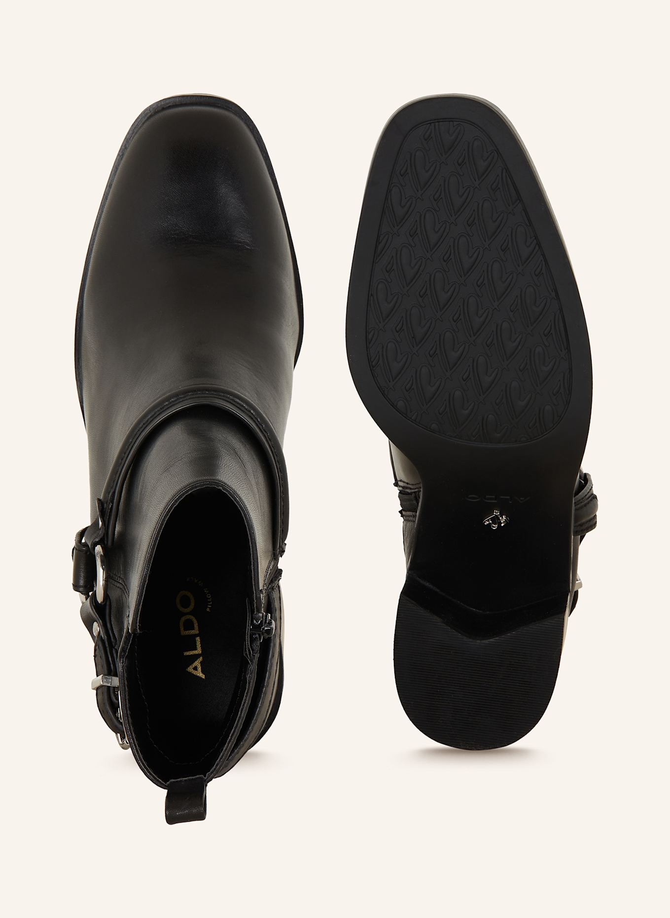 Aldo silver boots outlet