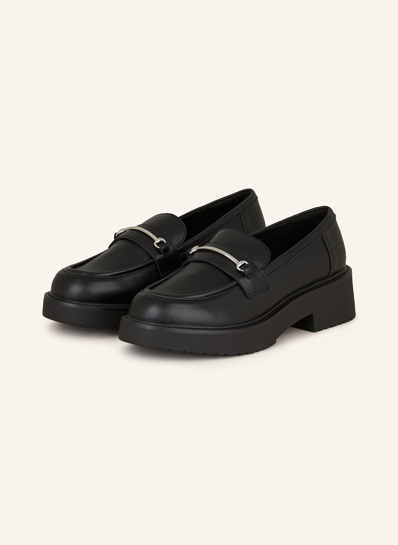 ALDO Platform loafer GRUNDGENS, Color: BLACK (Image 1)