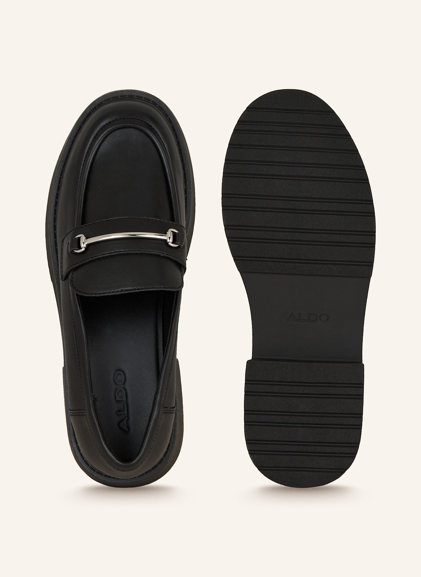 ALDO Platform loafer GRUNDGENS, Color: BLACK (Image 5)