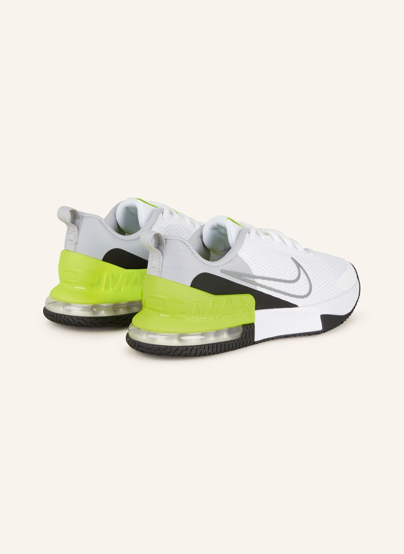 Nike AIR MAX ALPHA TRAINER 6 fitness shoes, Color: WHITE/ NEON GREEN/ GRAY (Image 2)