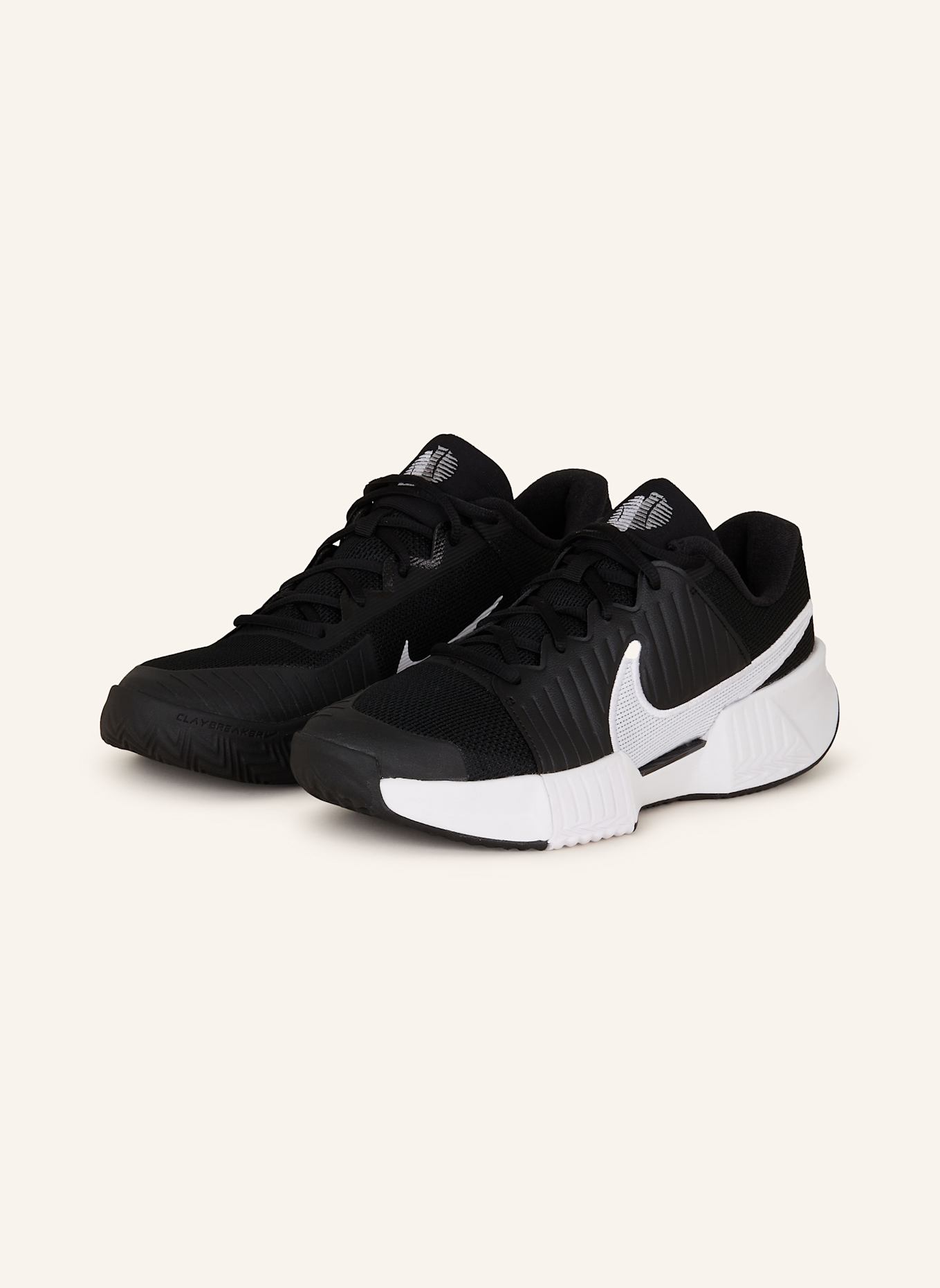 Nike ZOOM GP CHALLENGE PRO tennis shoes, Color: BLACK/ WHITE (Image 1)