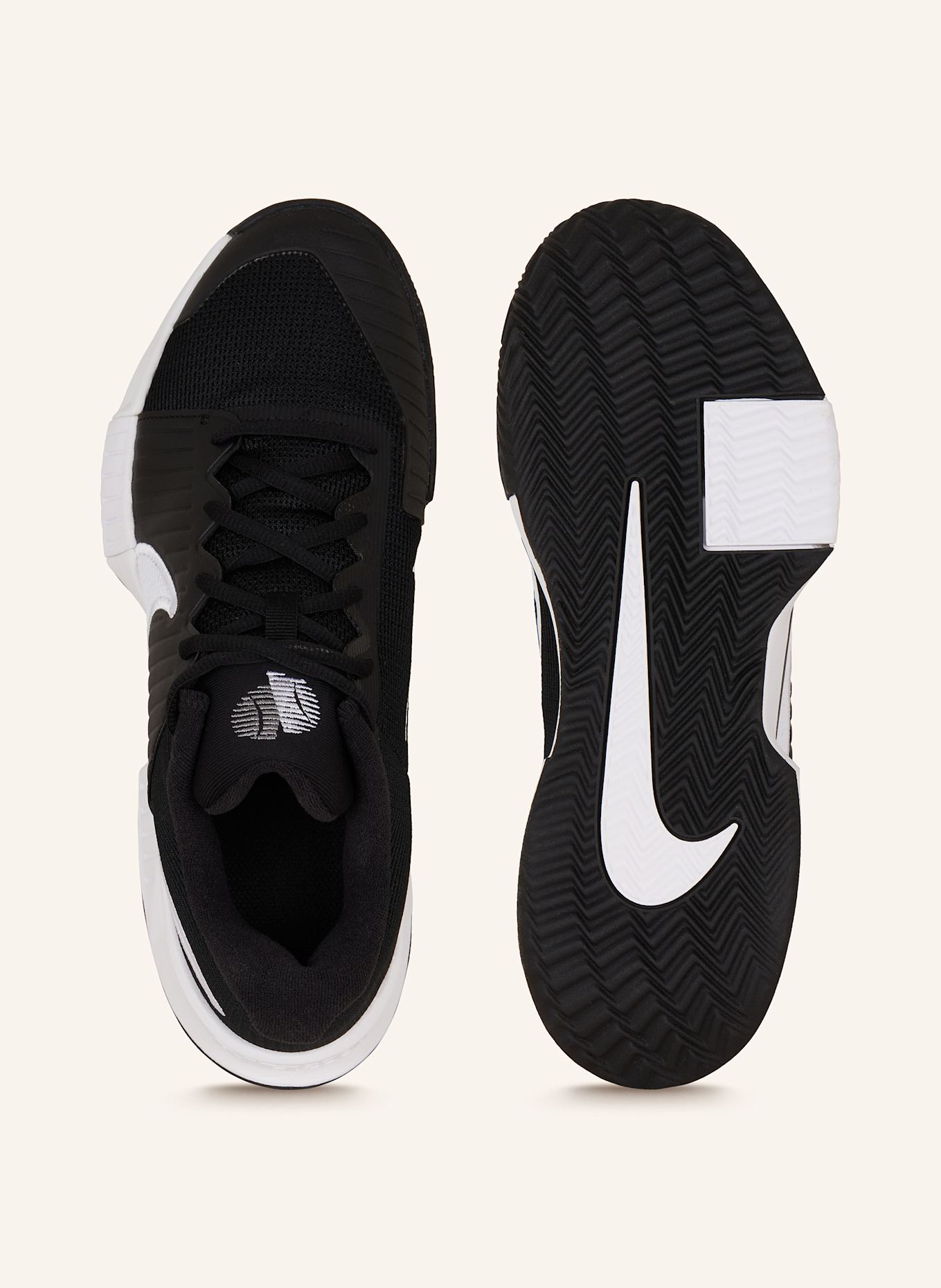 Nike ZOOM GP CHALLENGE PRO tennis shoes, Color: BLACK/ WHITE (Image 5)