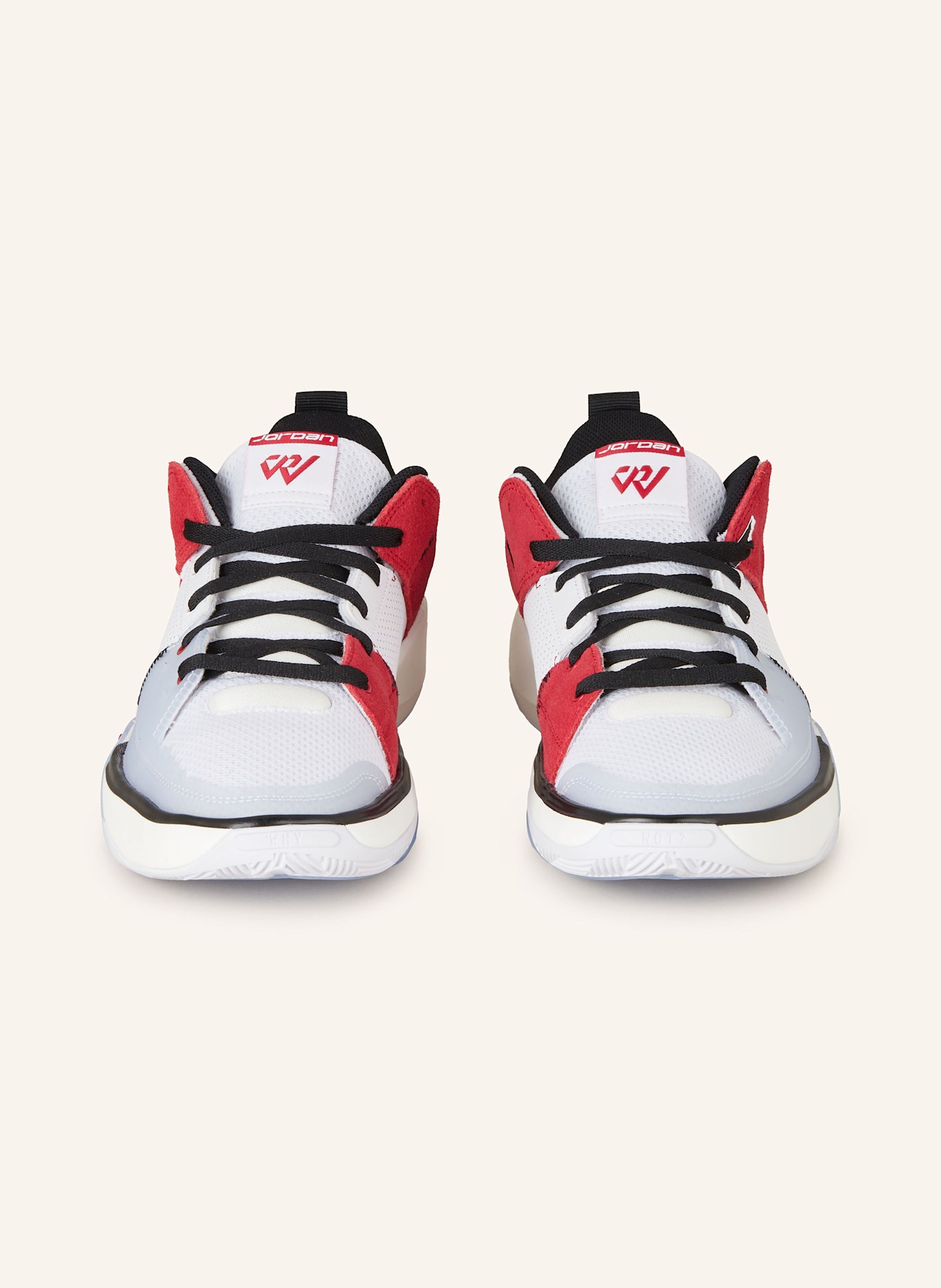 JORDAN Basketball shoes JORDAN ONE TAKE 5, Color: WHITE/ RED/ BLACK (Image 3)