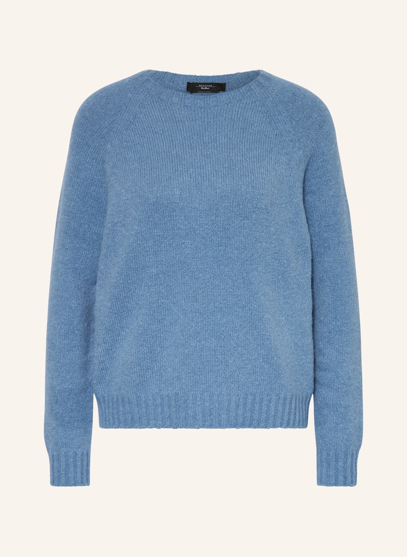 WEEKEND Max Mara Pullover GHIACCI mit Alpaka, Farbe: HELLBLAU (Bild 1)