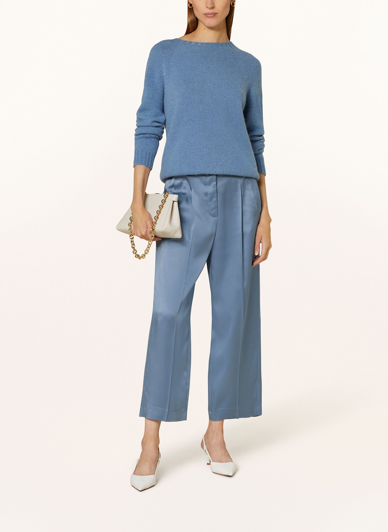 WEEKEND Max Mara Pullover GHIACCI mit Alpaka, Farbe: HELLBLAU (Bild 2)