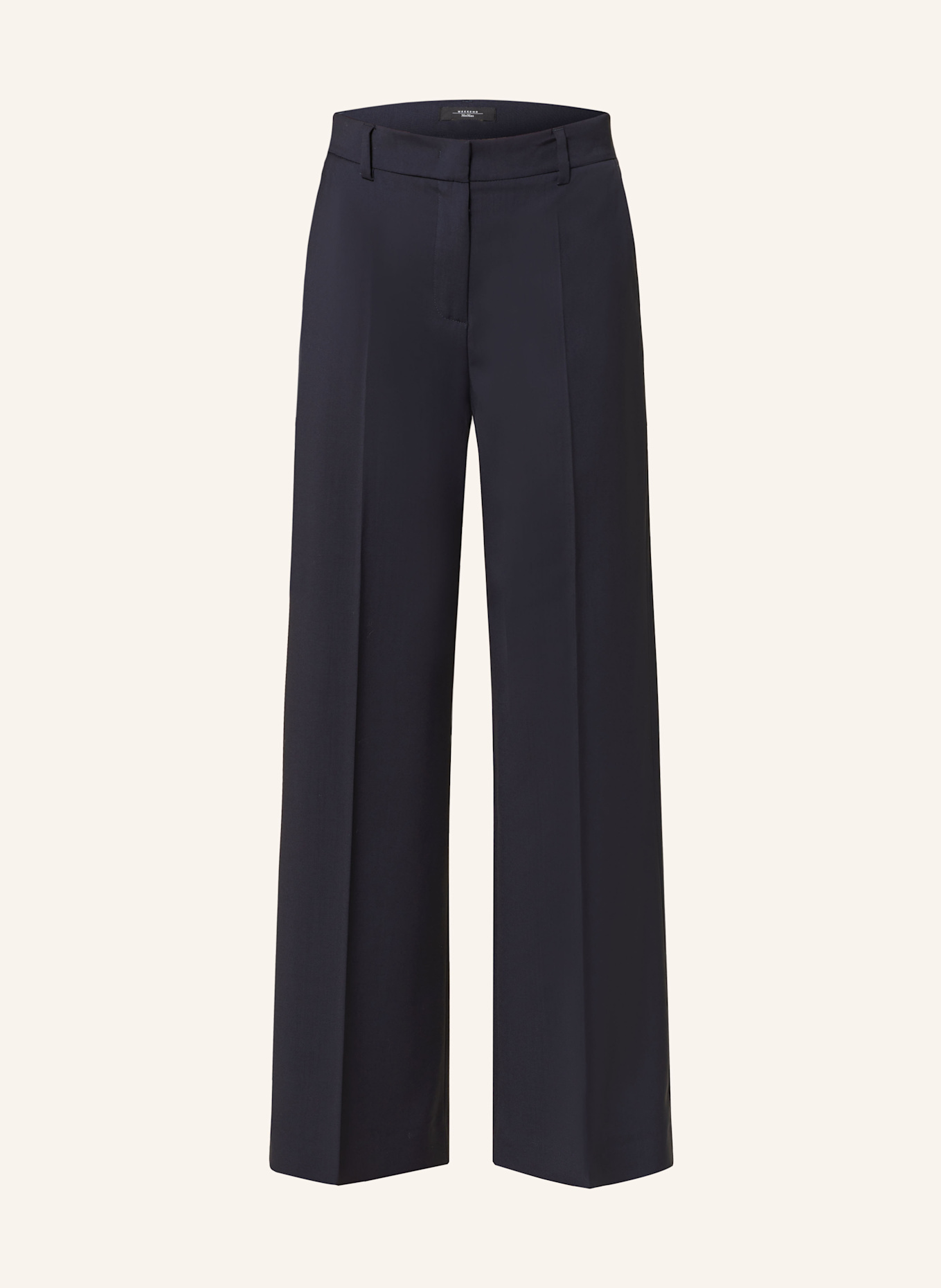 WEEKEND Max Mara Spodnie marlena VISIVO: GRANATOWY