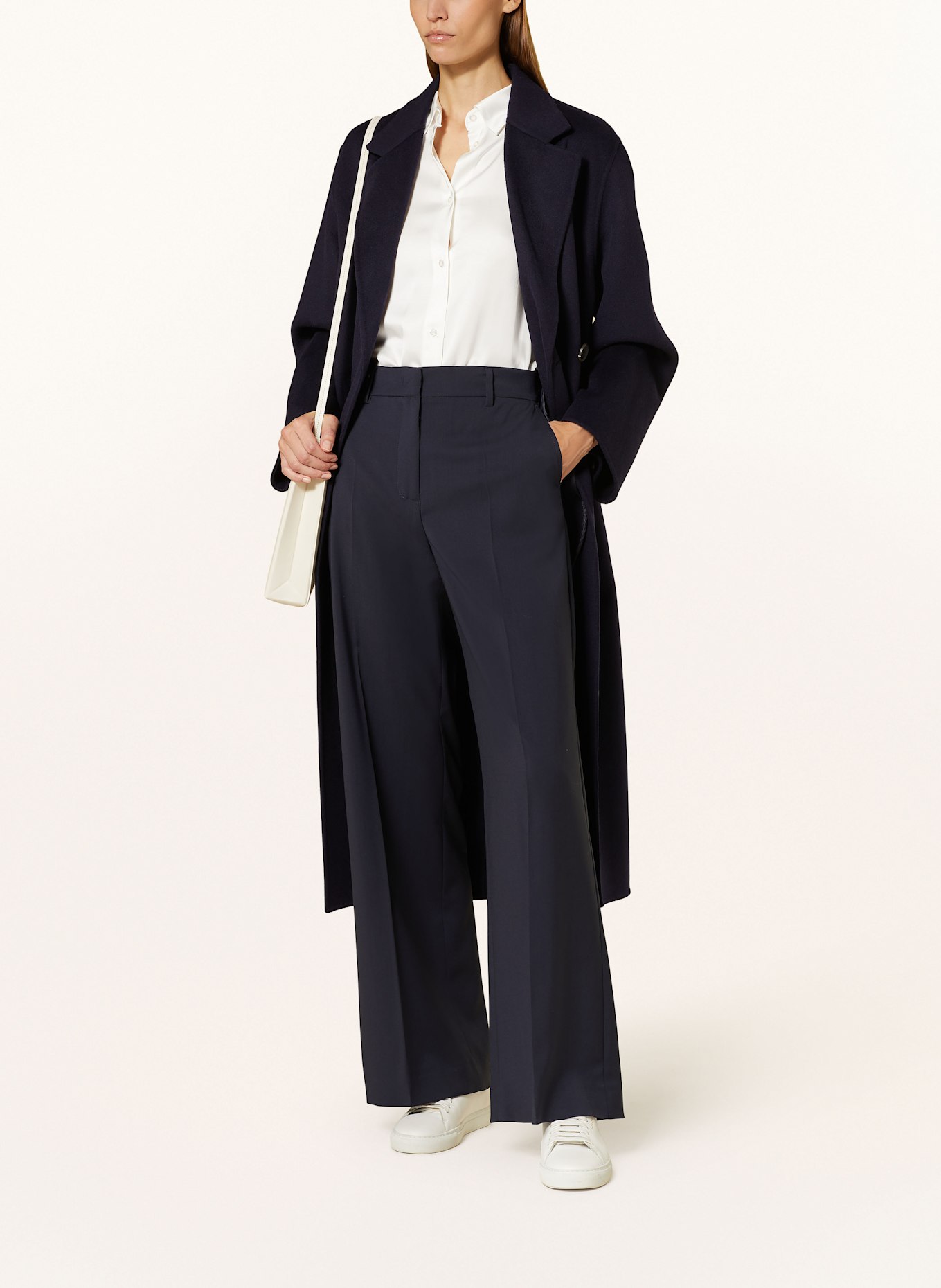WEEKEND Max Mara Spodnie marlena VISIVO: GRANATOWY