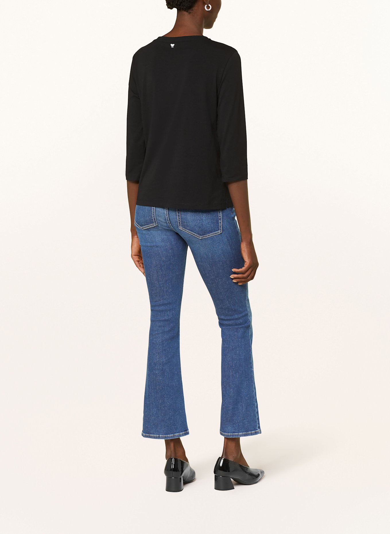 WEEKEND Max Mara Shirt MULTIA with 3/4 sleeves, Color: BLACK (Image 3)