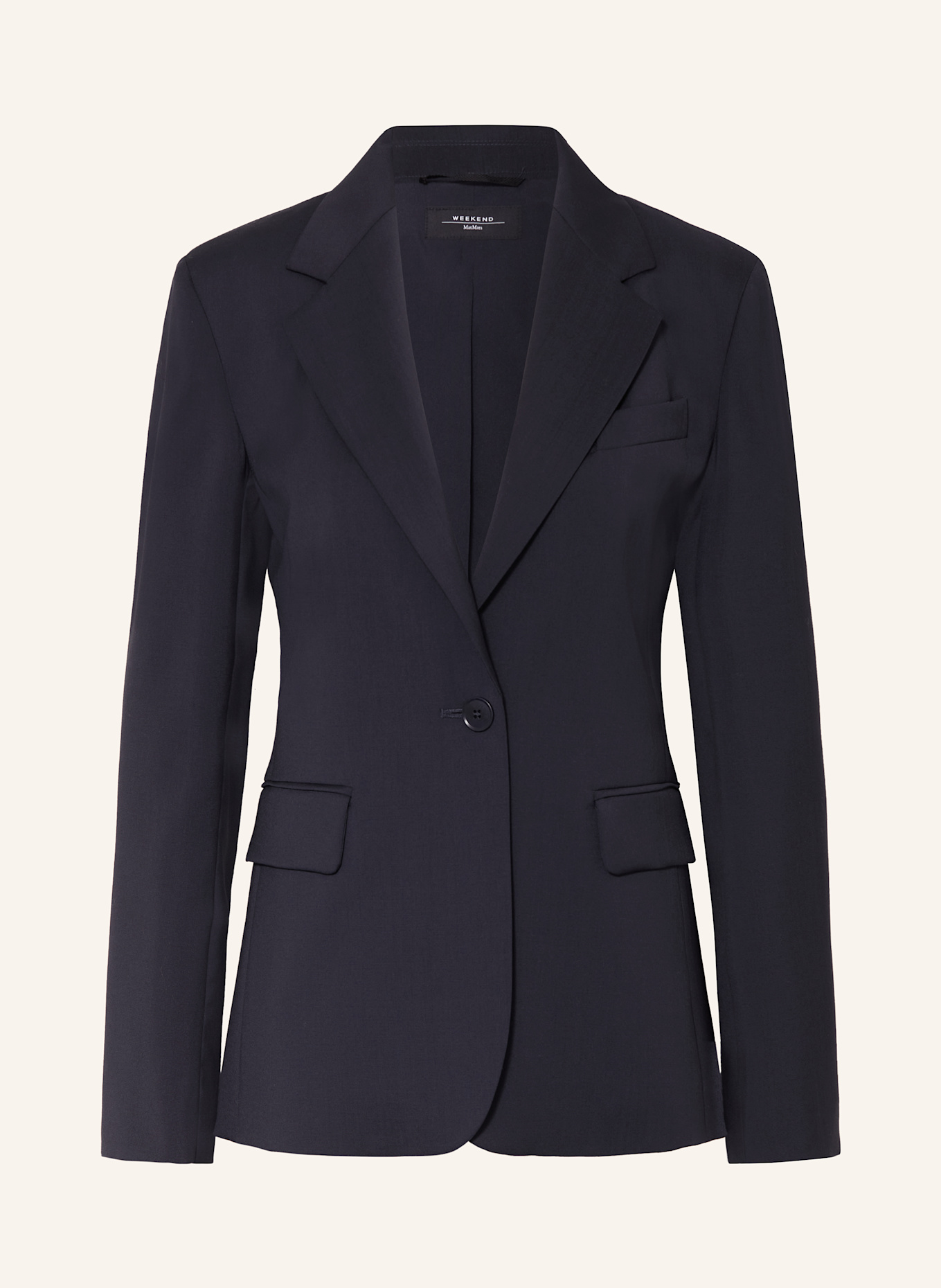 WEEKEND Max Mara Blazer LAMINE, Color: DARK BLUE (Image 1)