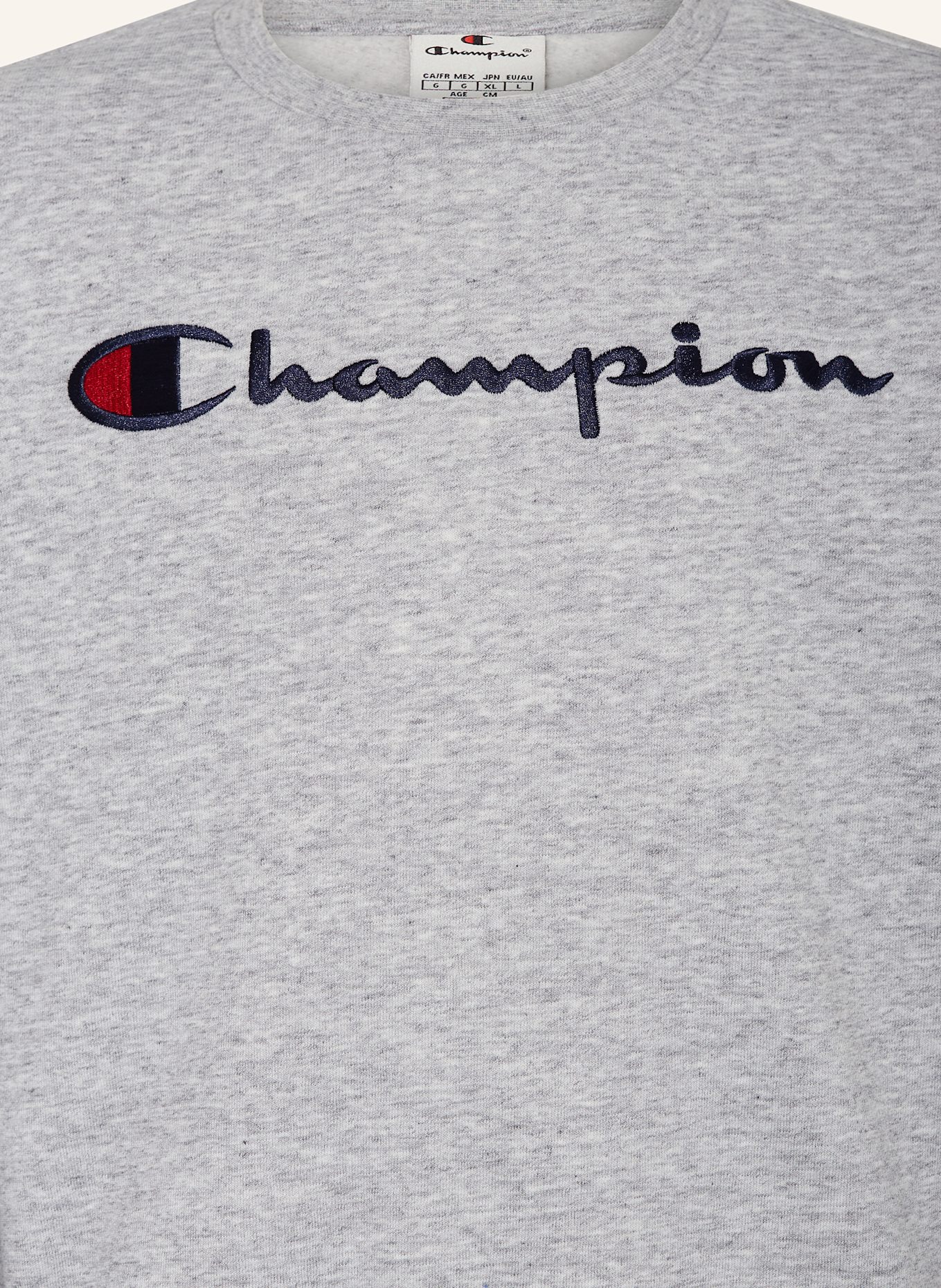 Champion Sweatshirt in weiss dunkelblau